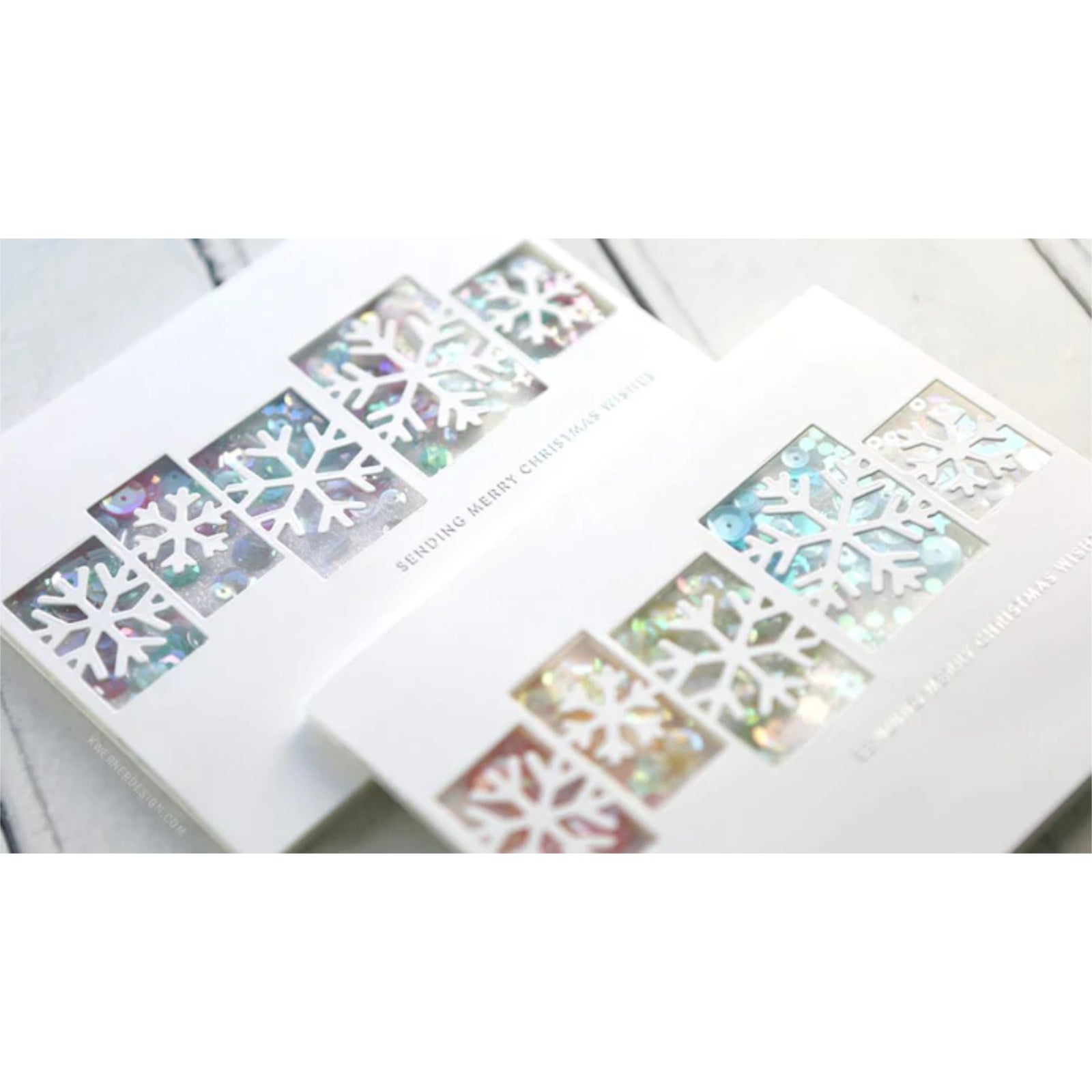 Snowflakes Cutout Rectangles Cutting Die