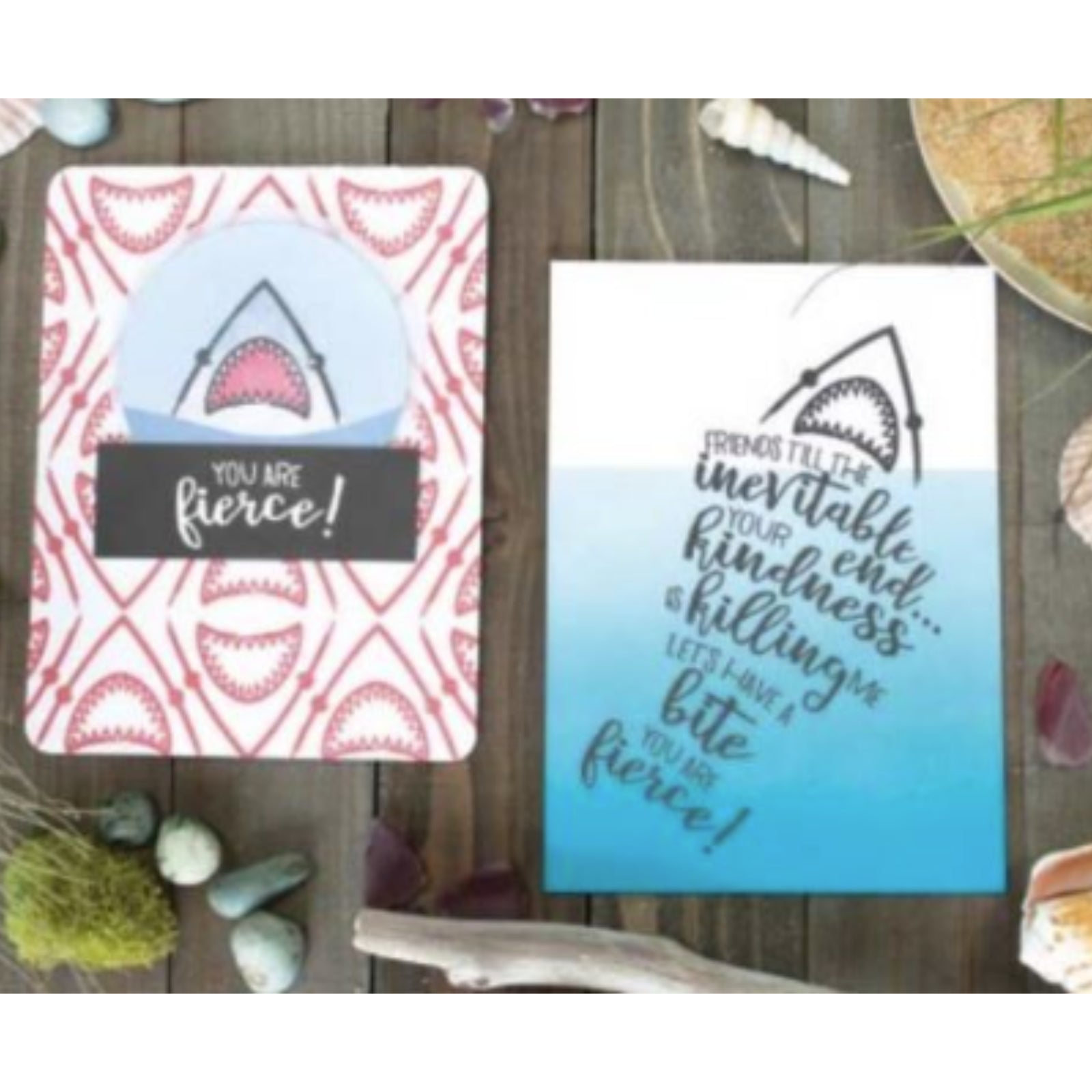 Have a Killer Birthday Sharks & Whales Stamps