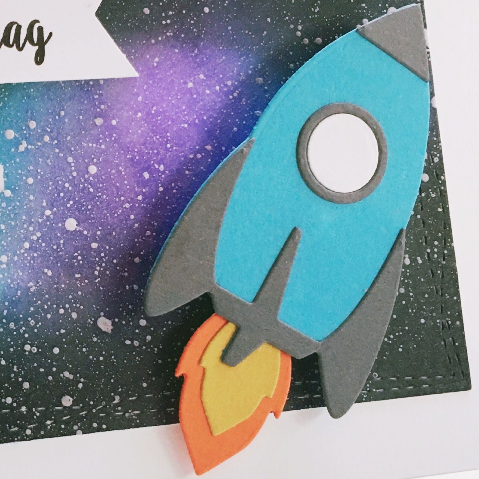 Little Layering Rocketship Cutting Dies