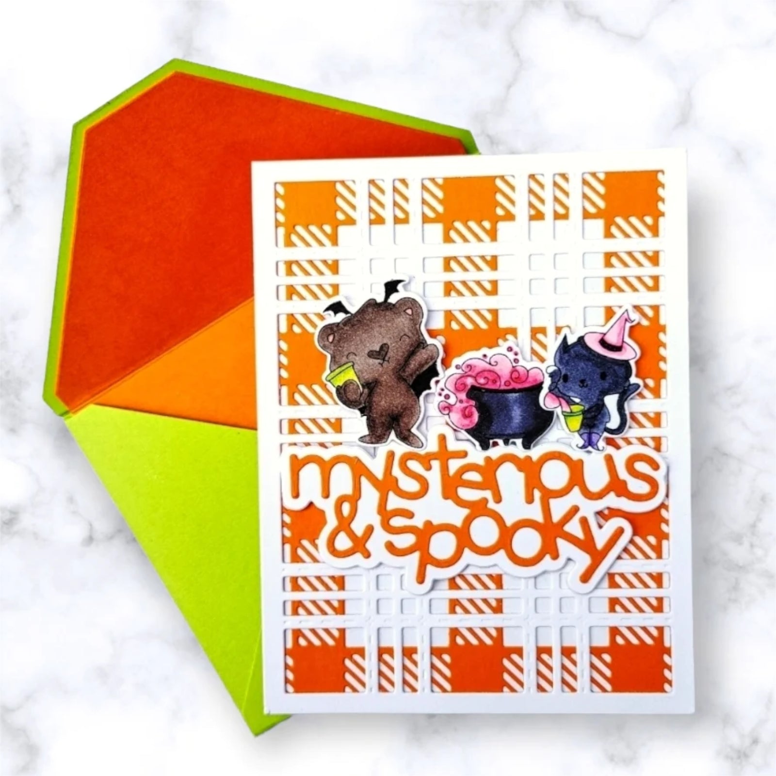 Halloween Phrases w Shadows Cutting Dies