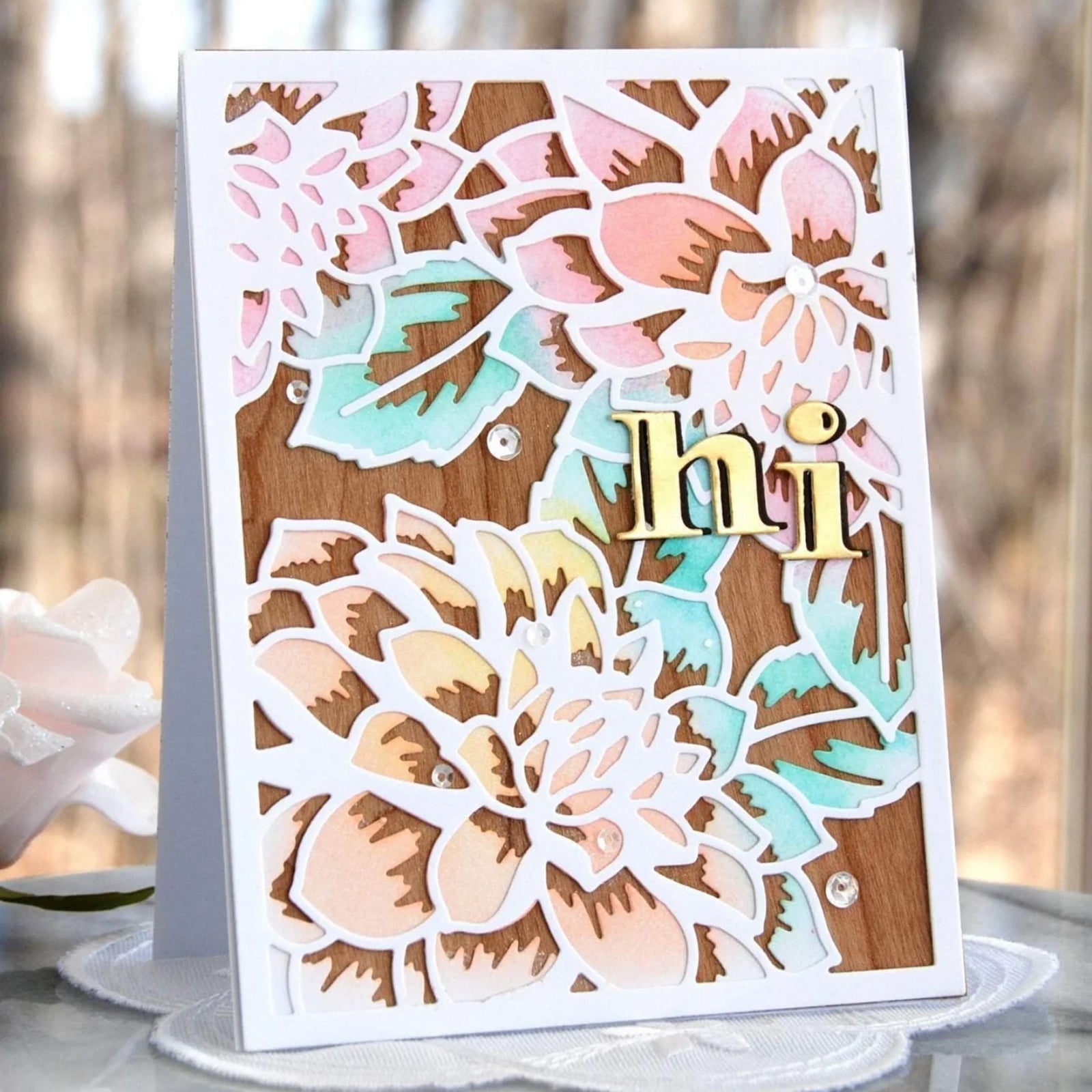 Classy Cutout Alphabet Cutting Dies