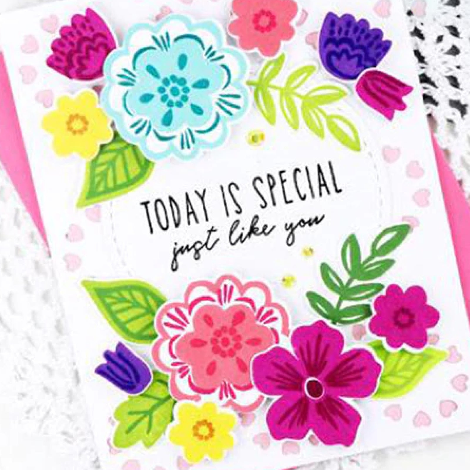 Circles of Hearts Background Cutting Die