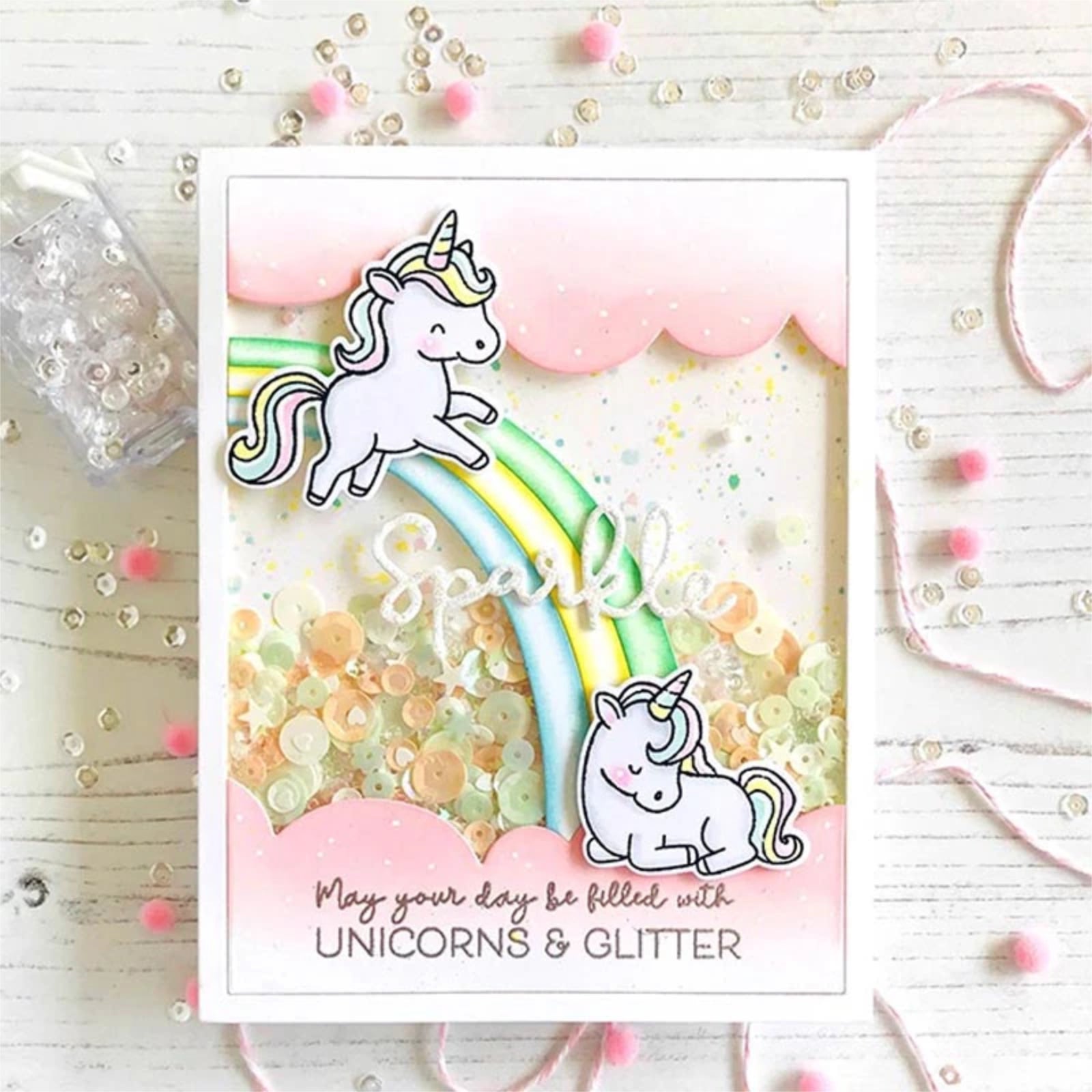 Cauldron/Pot of Gold w Magical & Sparkle Words Cutting Dies