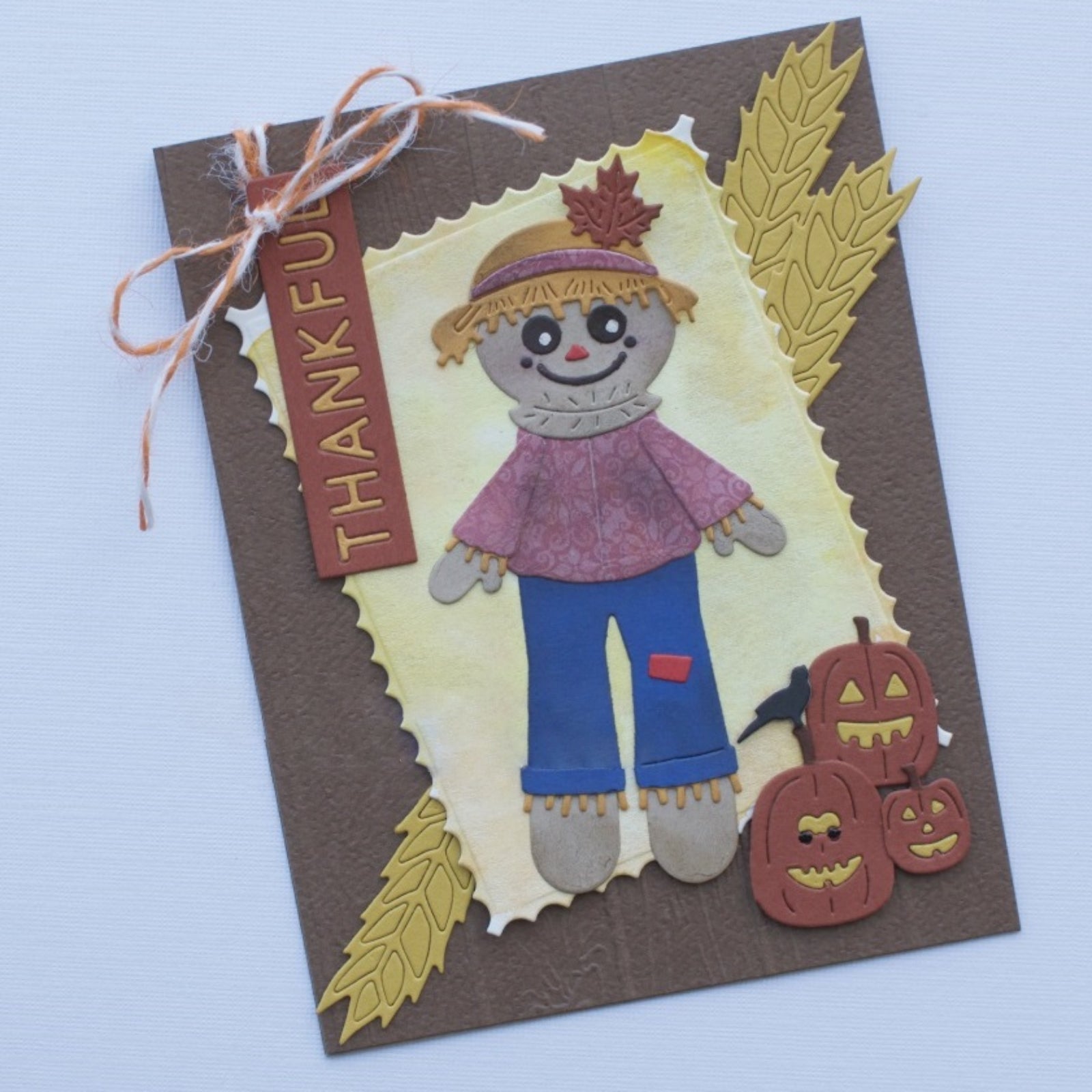 Autumn Block Sentiment Words Cutting Dies