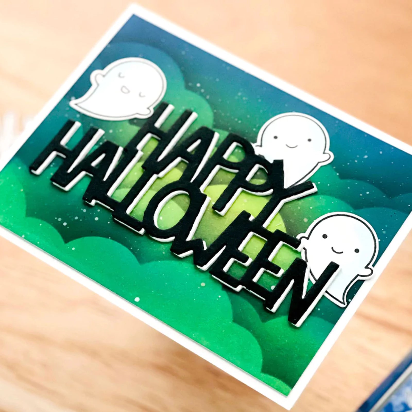 Happy Halloween Large Sentiment Words Cutting Die