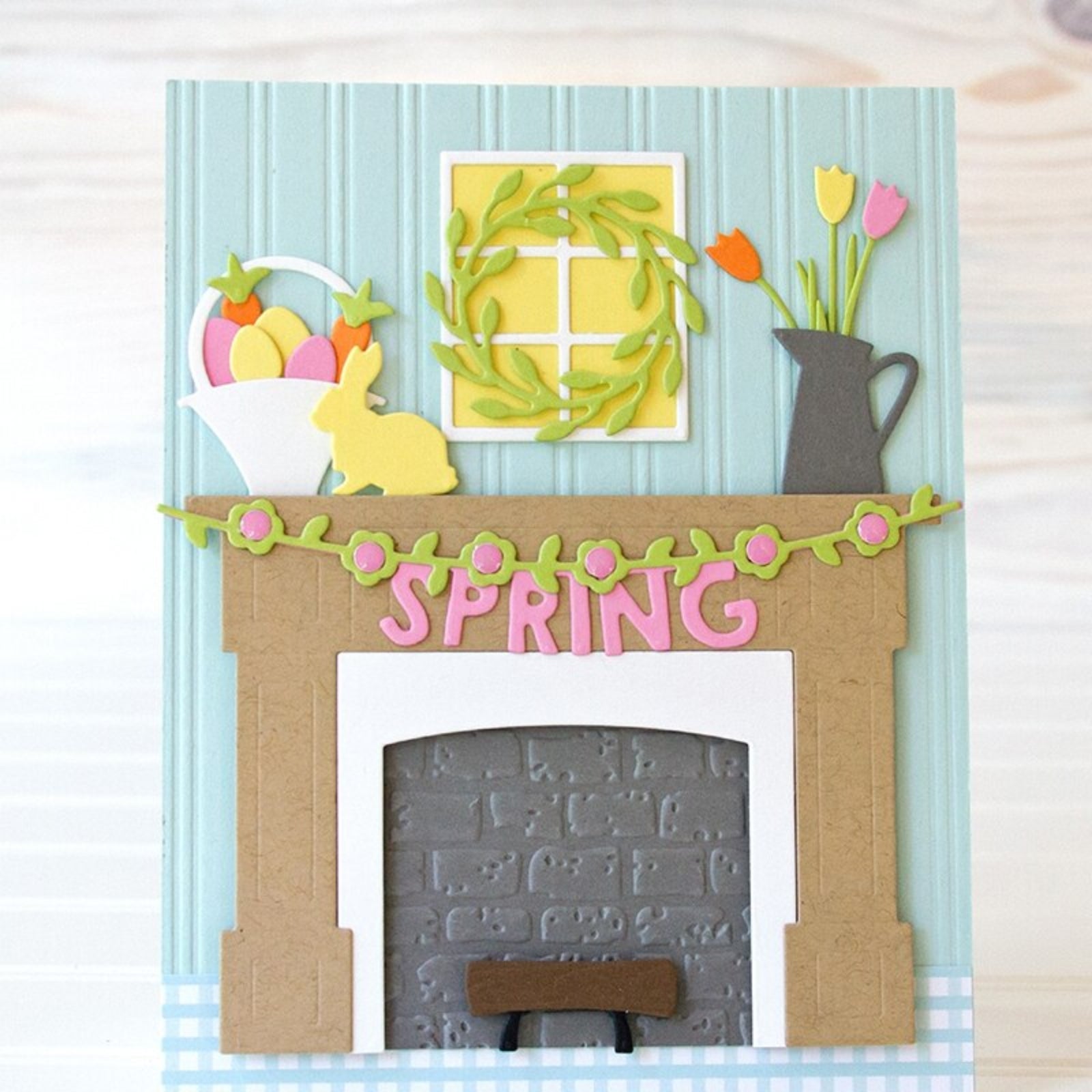 Welcome Spring Sentiment Banners Cutting Dies