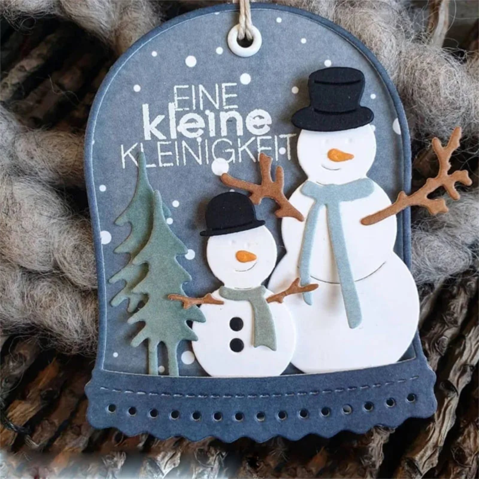 Build Your Own Snowman Trio Cutting Dies Set Style A