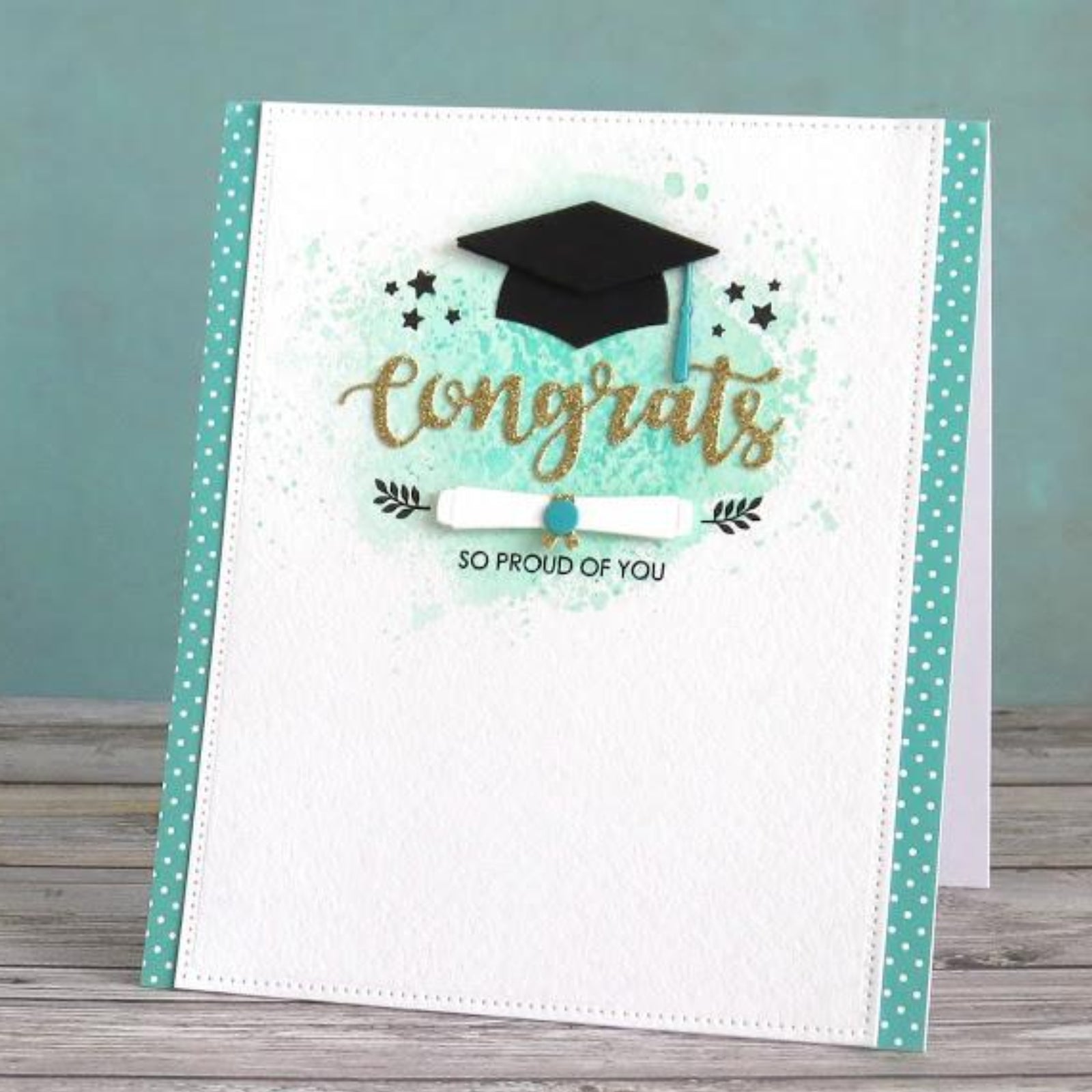 Hats Off To You Graduate Cutting Dies and Stamps Set