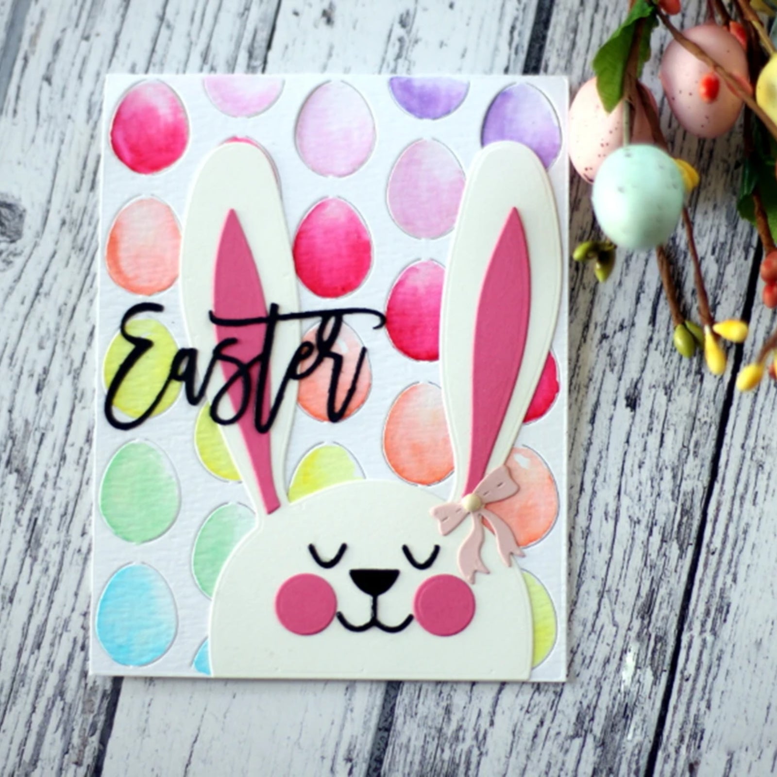 Big Bunny Head Cutting & Embossing Dies