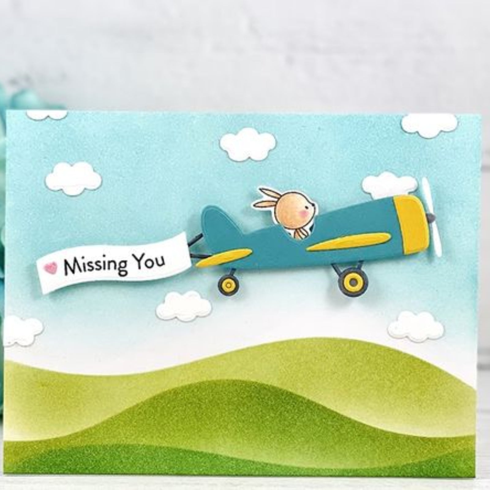 Build a Plane w Clouds Cutting & Embossing Dies
