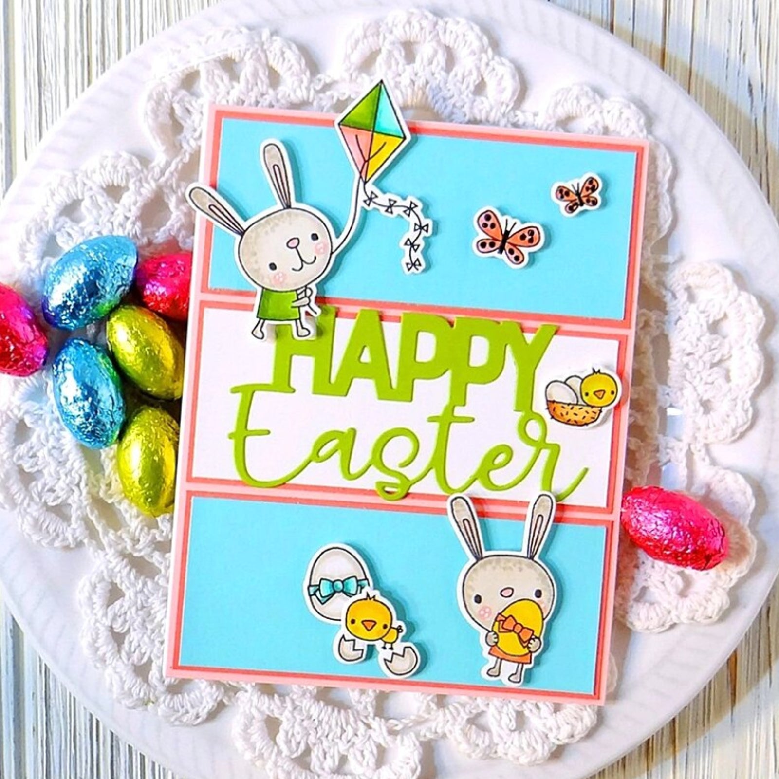 Happy Easter 2 Fonts Cutting Die