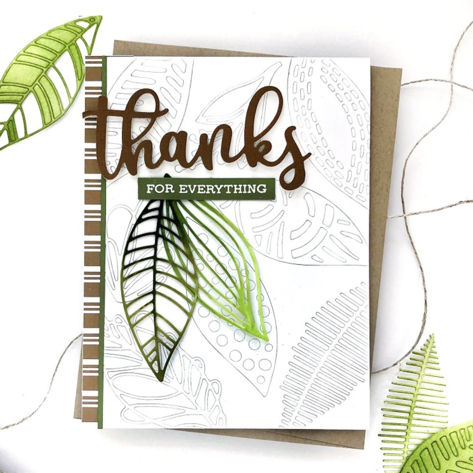 Modern Layering Leaves Mega Cutting Dies Set