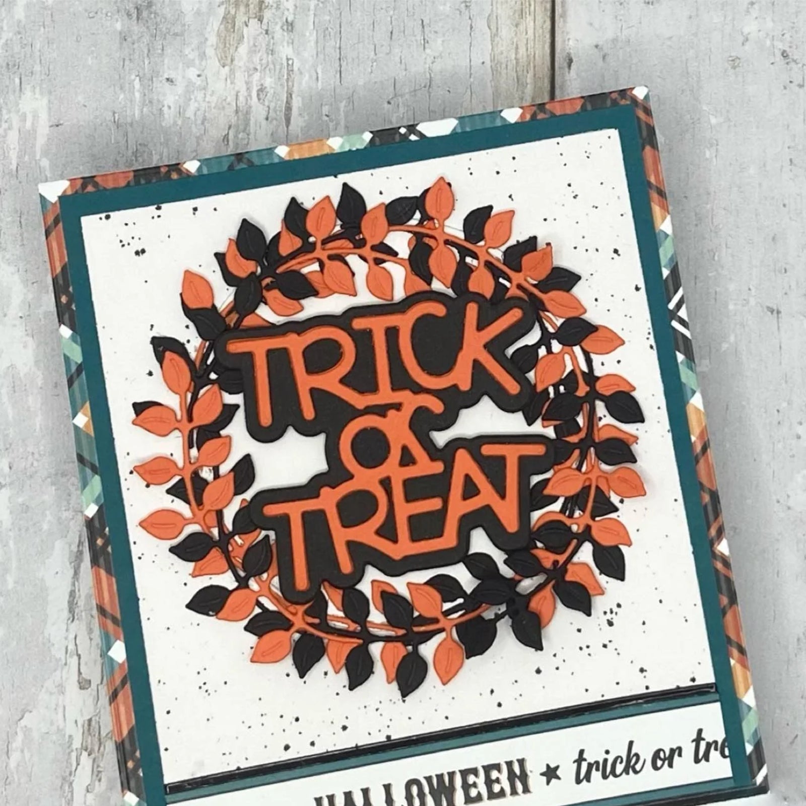 Halloween Phrases w Shadows Cutting Dies