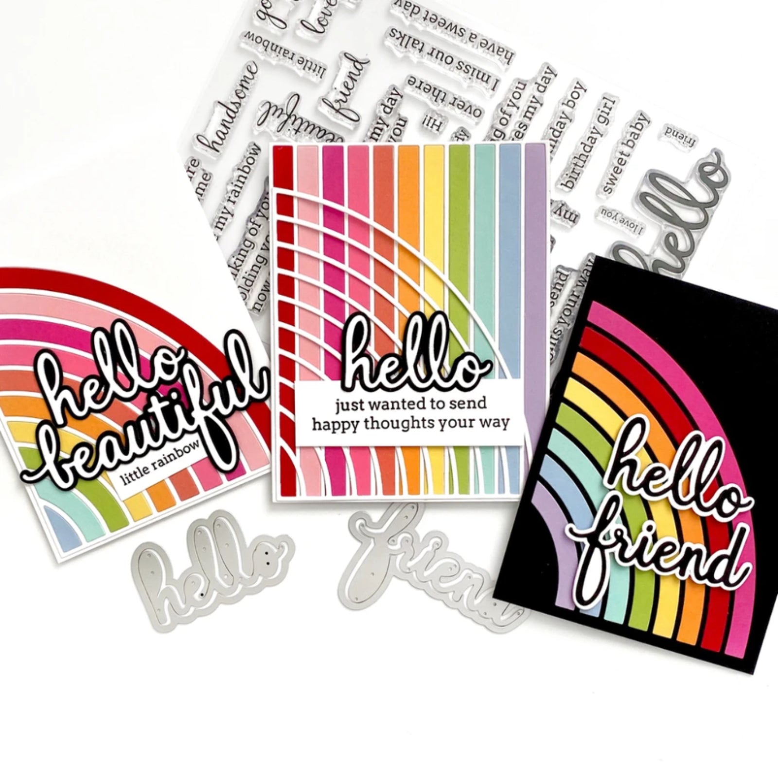 Over The Rainbow Frame Cutting Die