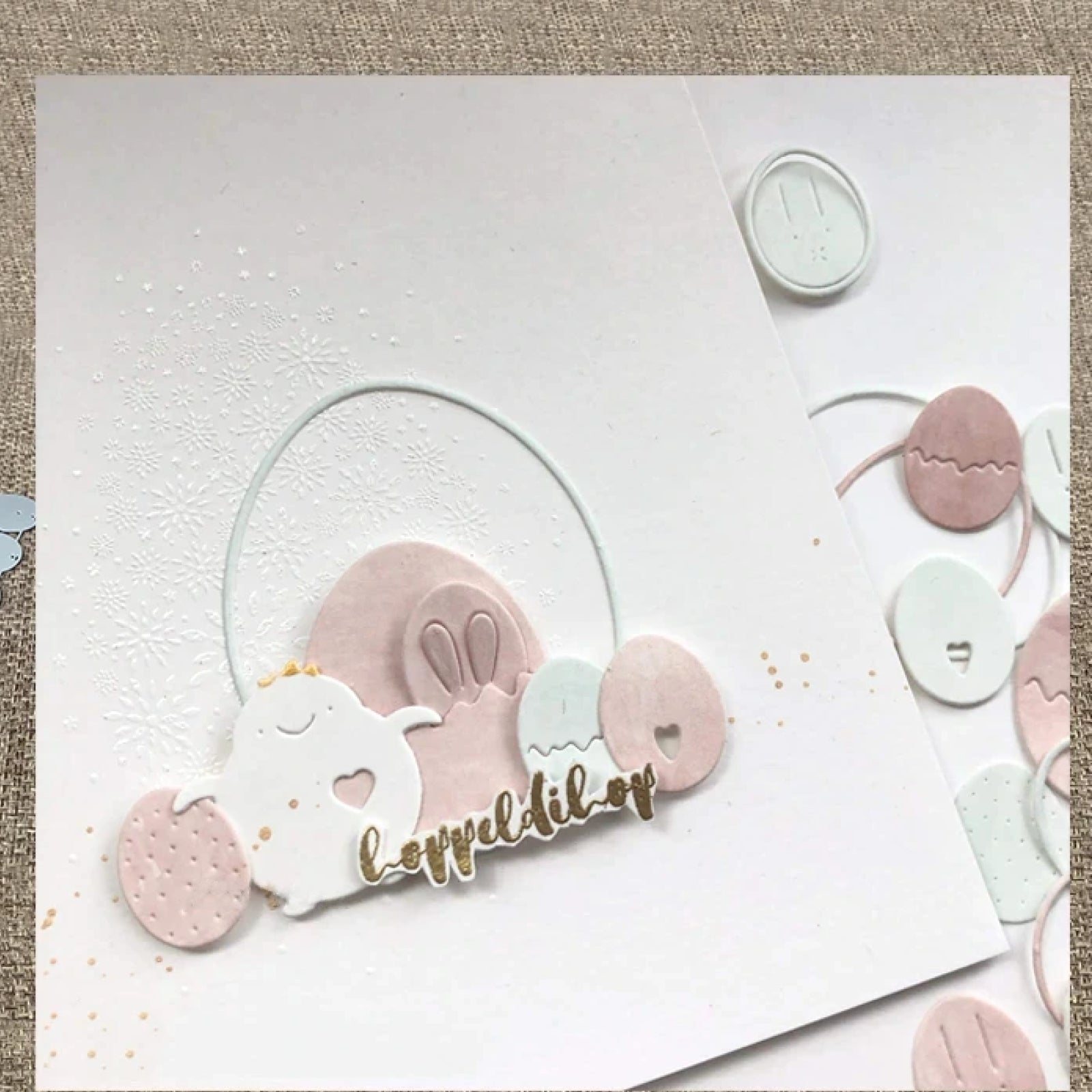 Ten Little Easter Eggs Cutting & Embossing Dies