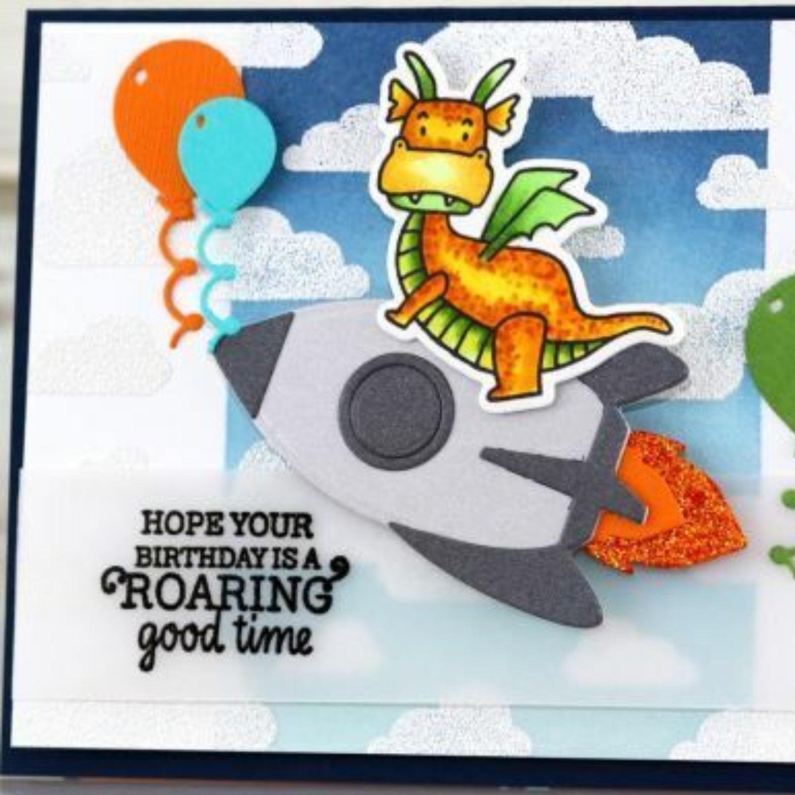 Little Layering Rocketship Cutting Dies