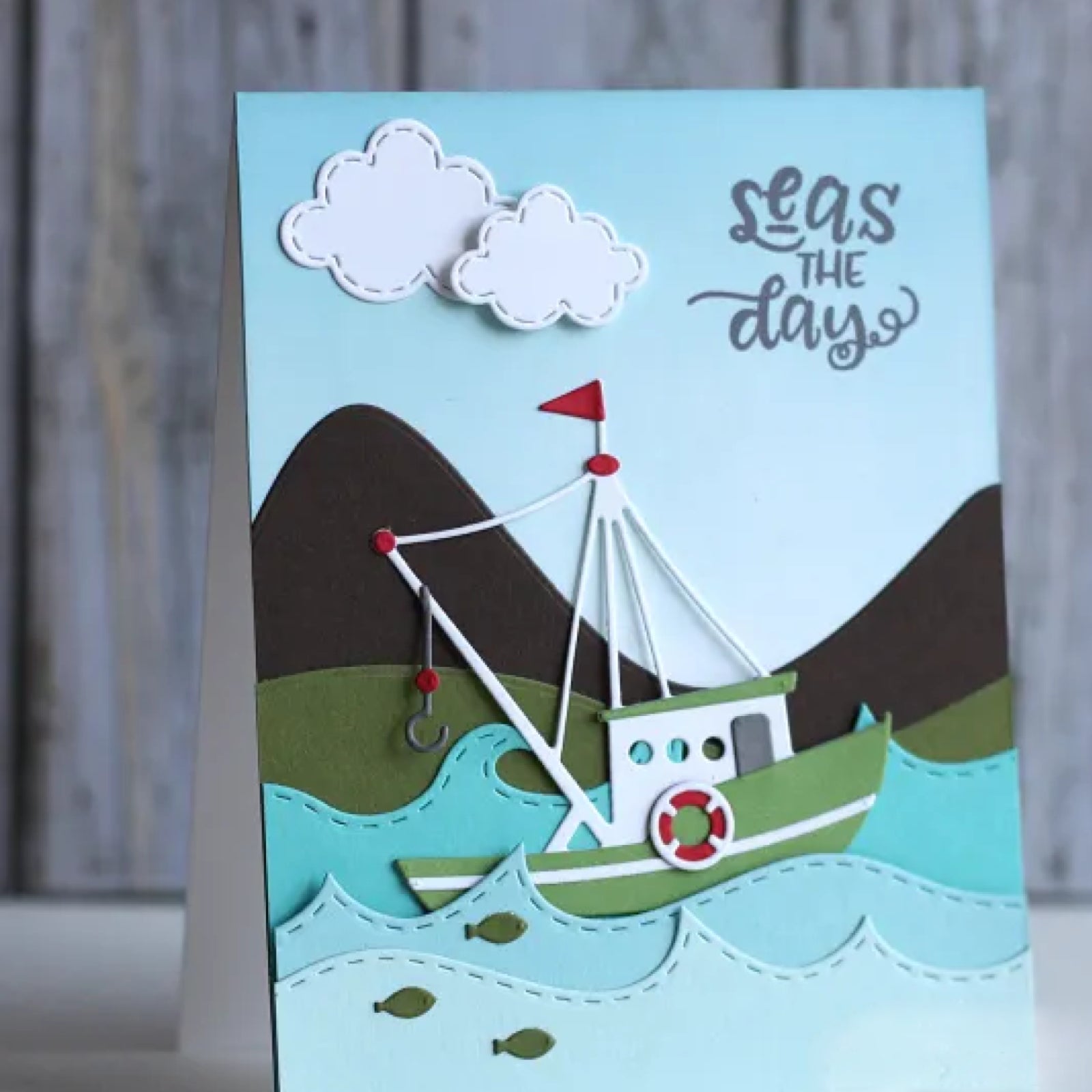 Deep Sea Fishing Boat Layering Cutting Dies