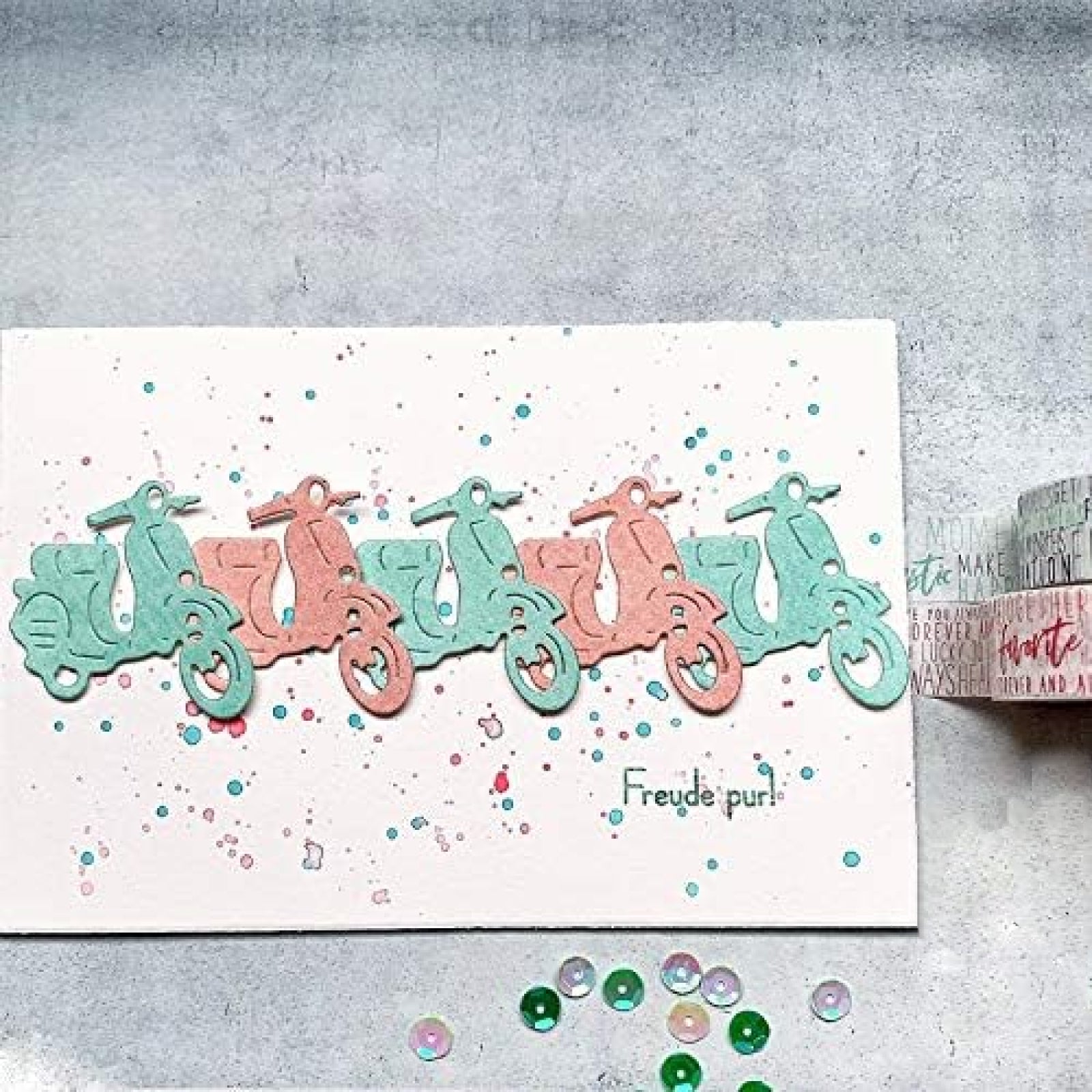 Ciao Italia Vespa-Style Scooter & Fiat-Style Car Cutting Dies