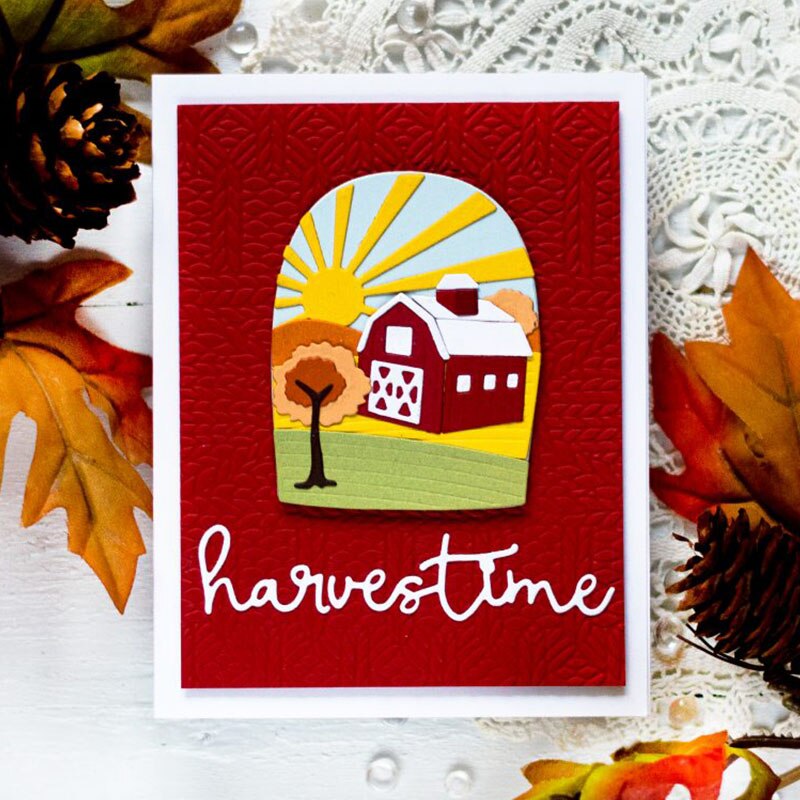 Harvest Time Scene Builder Cutting & Embossing Dies