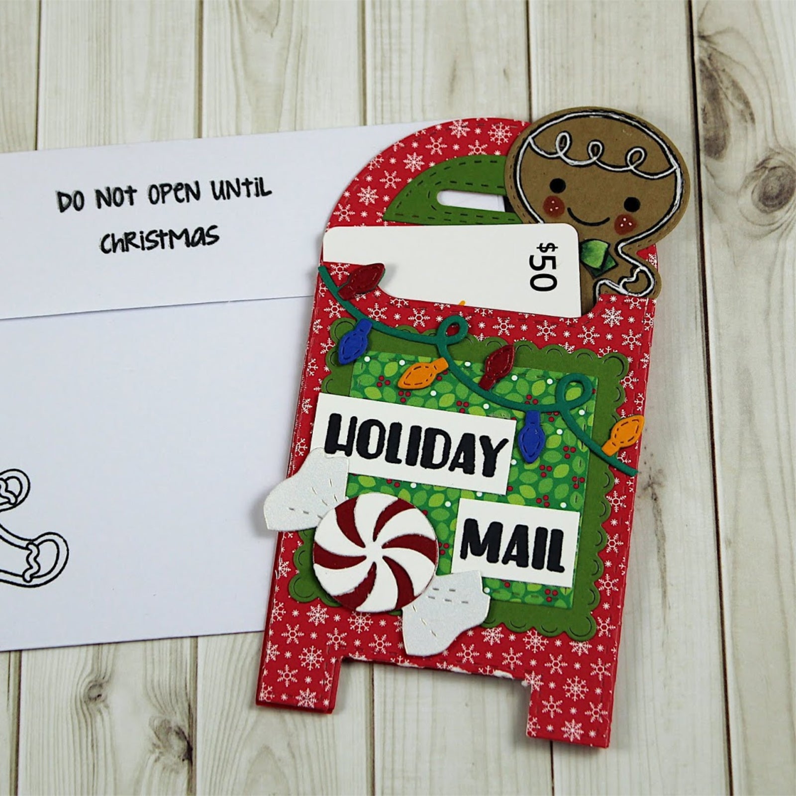 Stitched Mailbox Pocket Tag Cutting & Embossing Dies