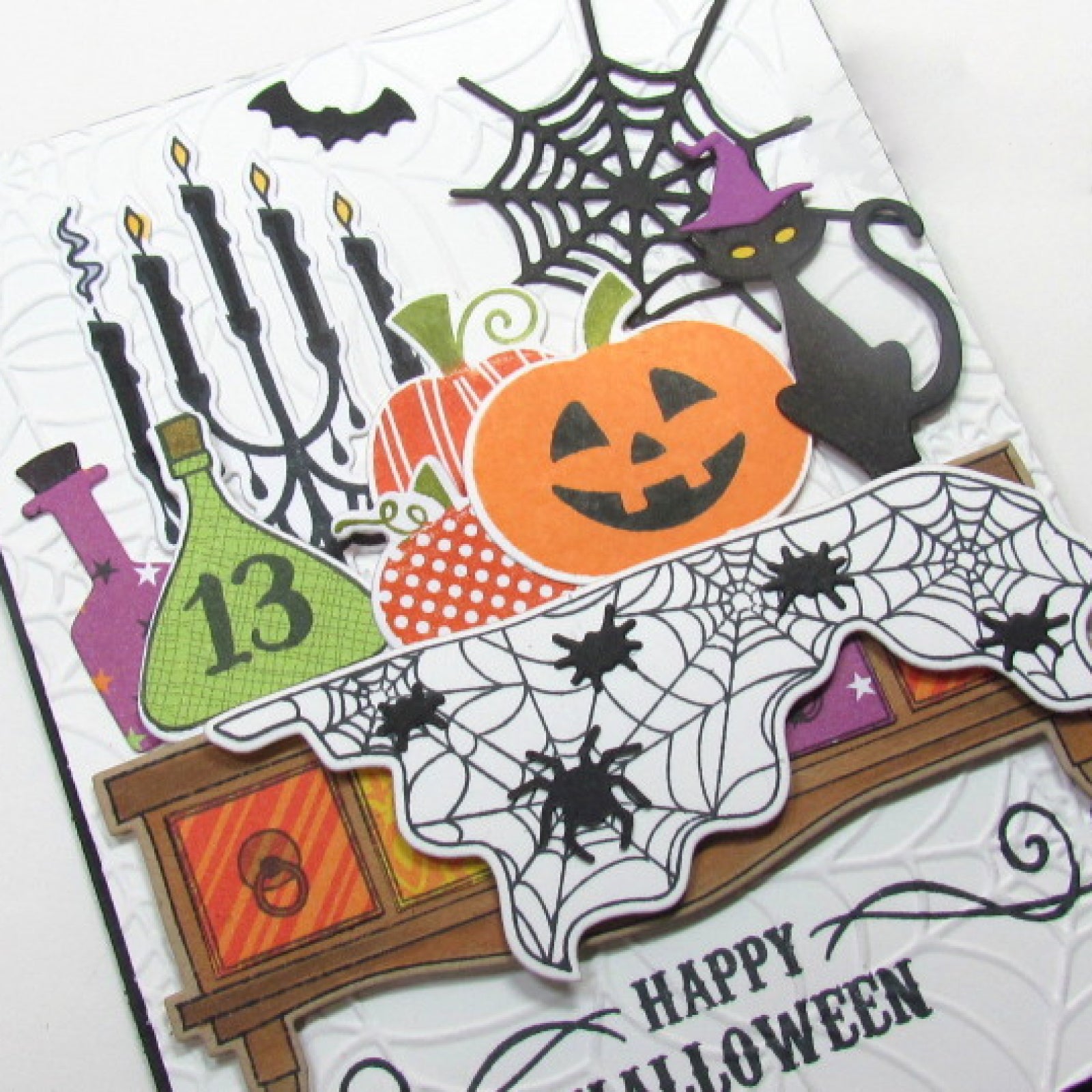 Halloween Confetti Mini Cutting & Embossing Die Set