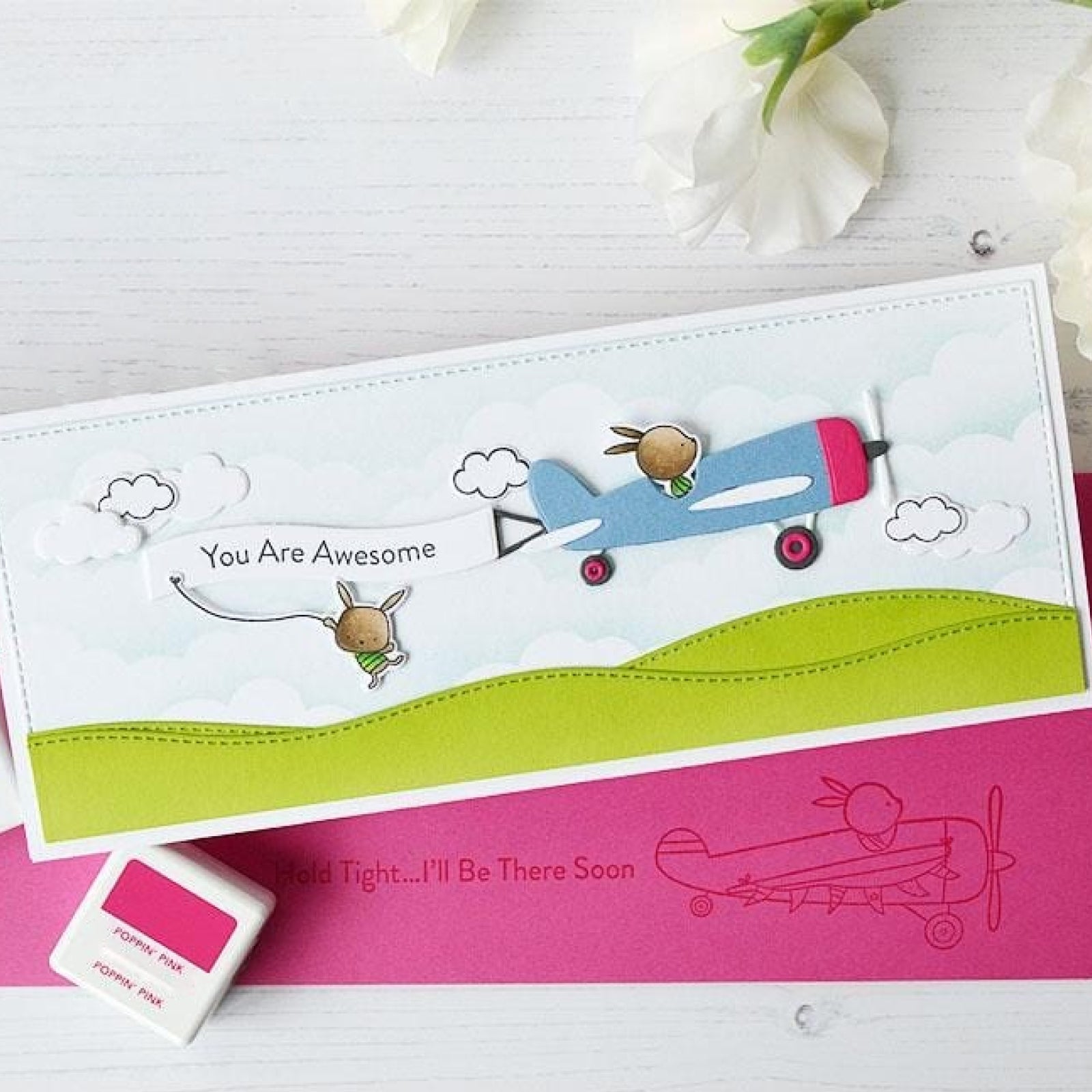 Build a Plane w Clouds Cutting & Embossing Dies