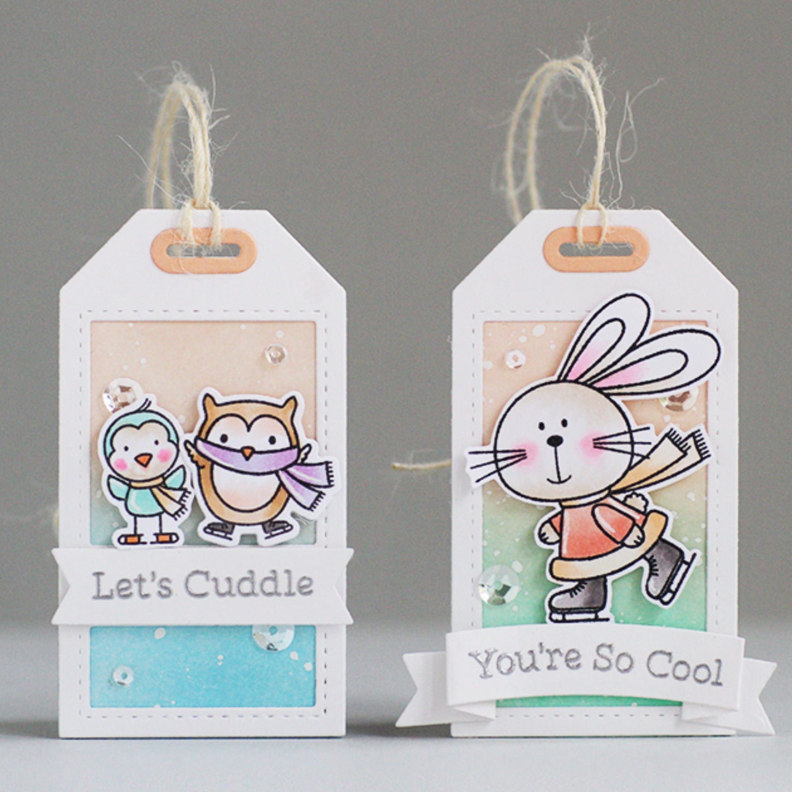 Love is in the Air Stitched Tags Cutting & Embossing Dies