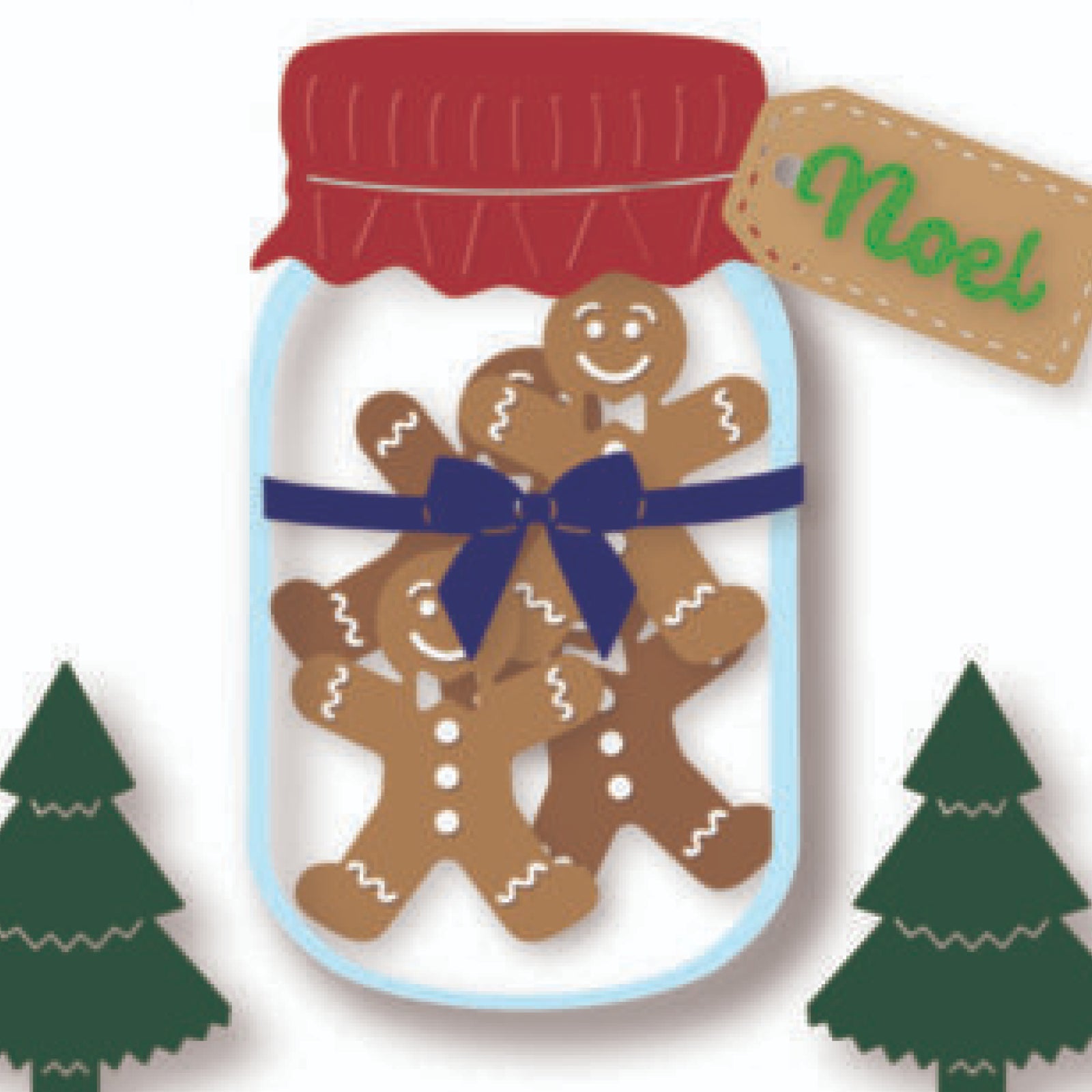 Noel Mason Jar Christmas Treats Cutting & Embossing Dies