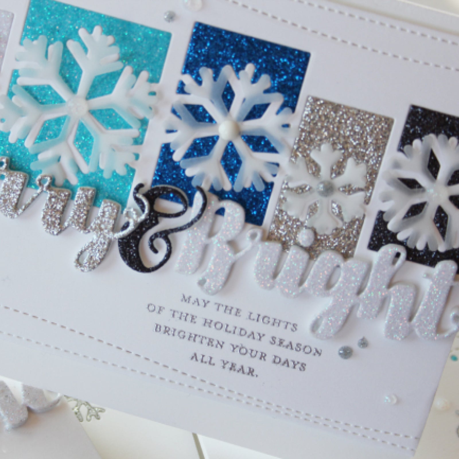 Snowflakes Cutout Rectangles Cutting Die