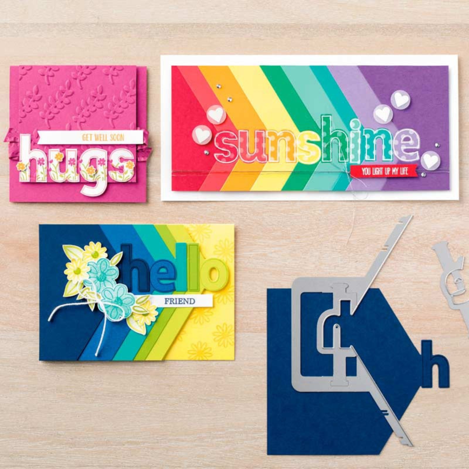 Layering Alphabet Cutting Dies & Stamp Set