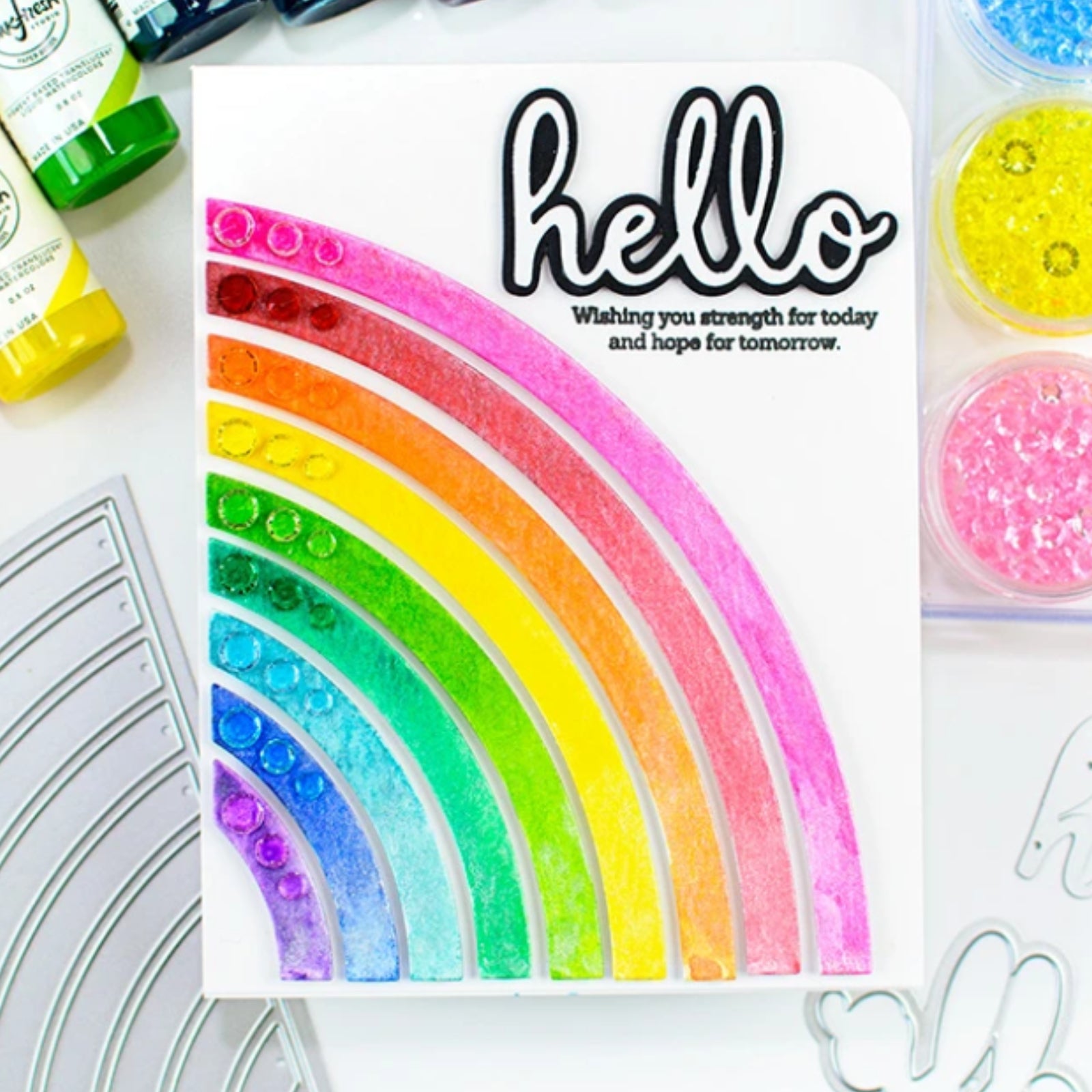 Over The Rainbow Frame Cutting Die