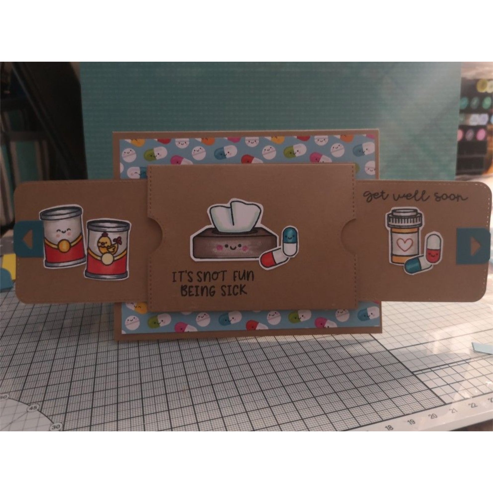 Get Well Pill Better Soon Cutting Dies & Stamps Set