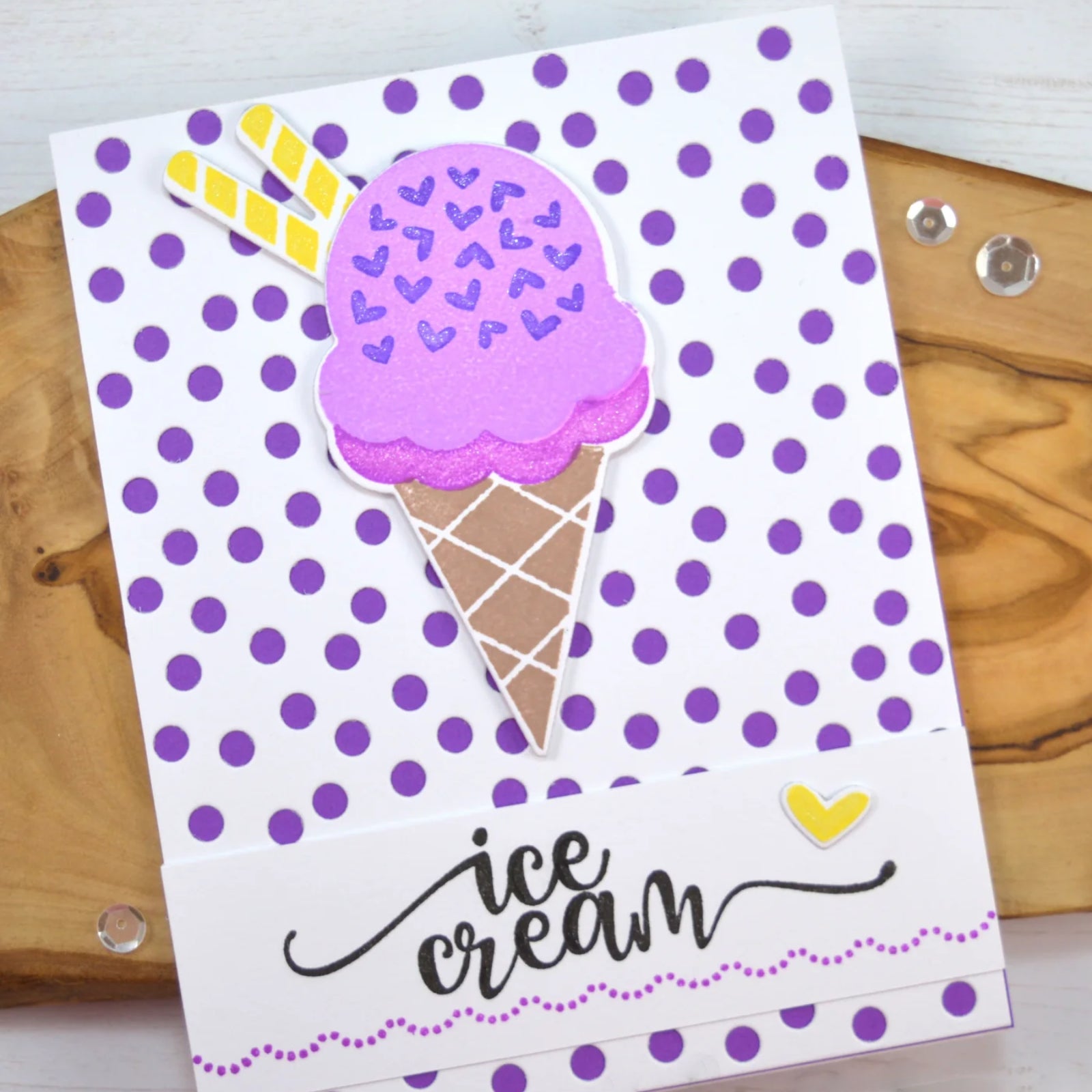 Polka Dots Frenzy Background Cutting Die