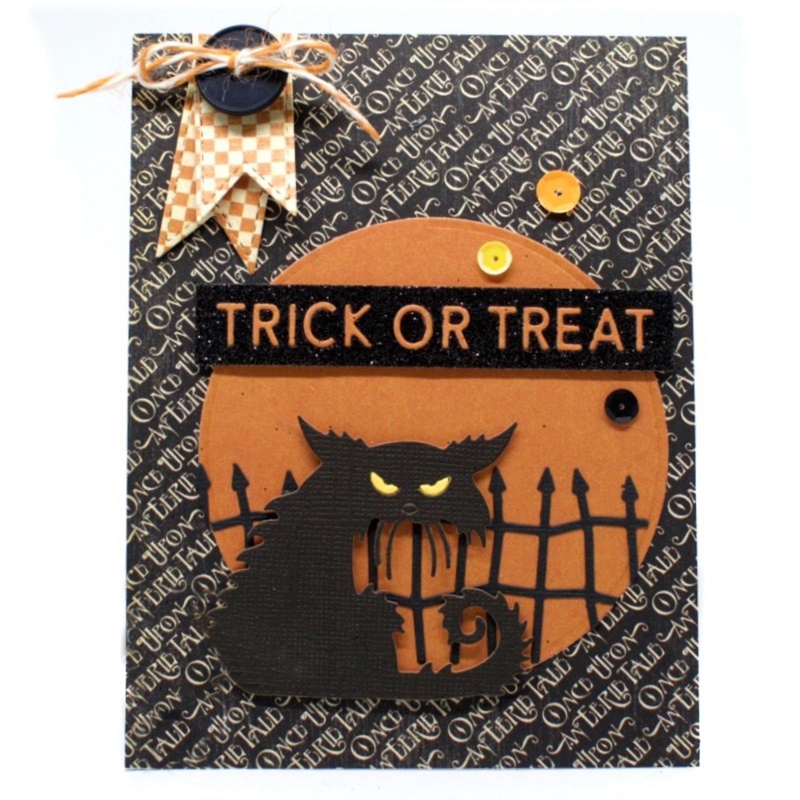 Halloween Block Sentiment Words Cutting Dies