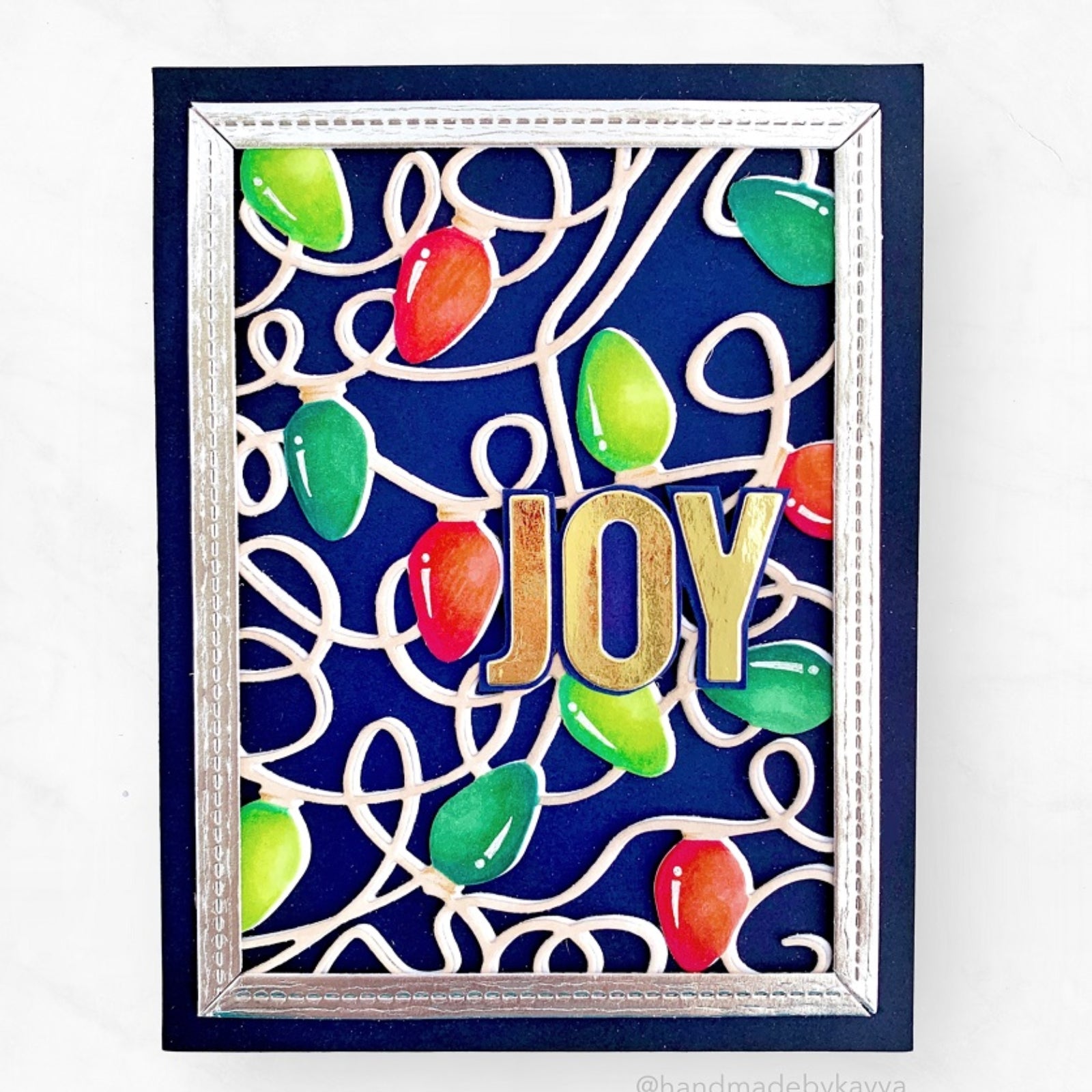 Light It Up Tangled Bulbs Background Frame Cutting Die