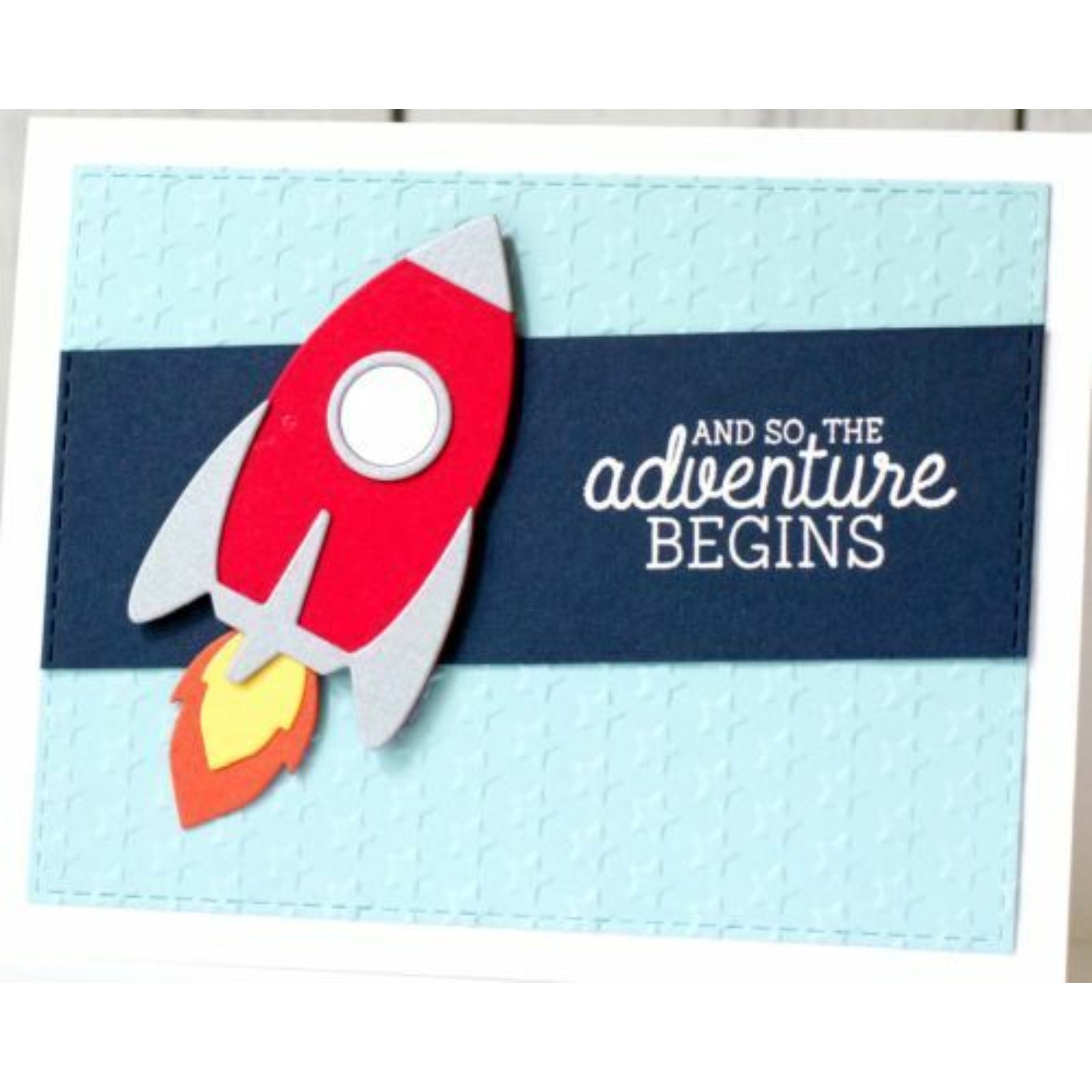 Little Layering Rocketship Cutting Dies