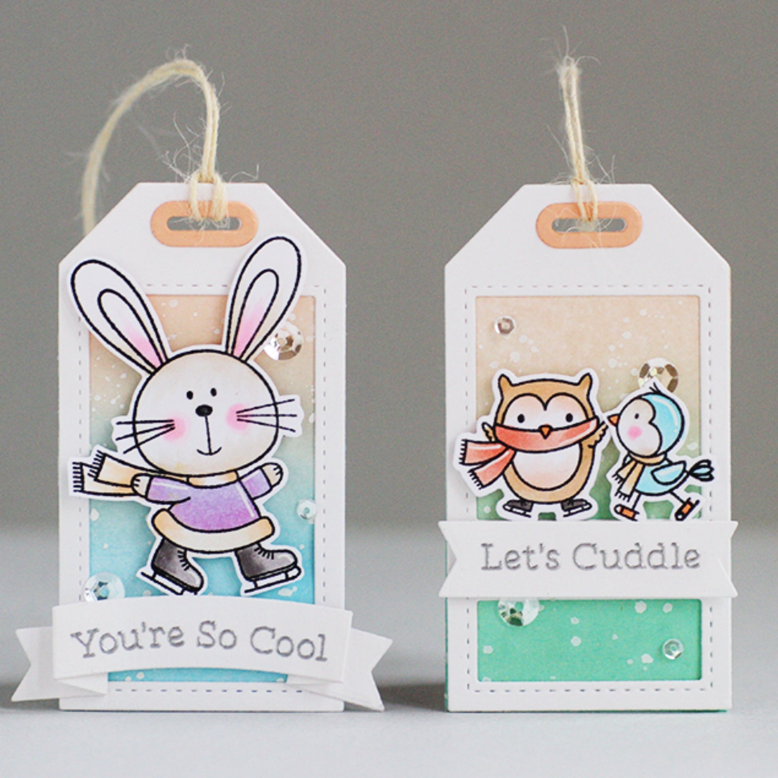 Love is in the Air Stitched Tags Cutting & Embossing Dies