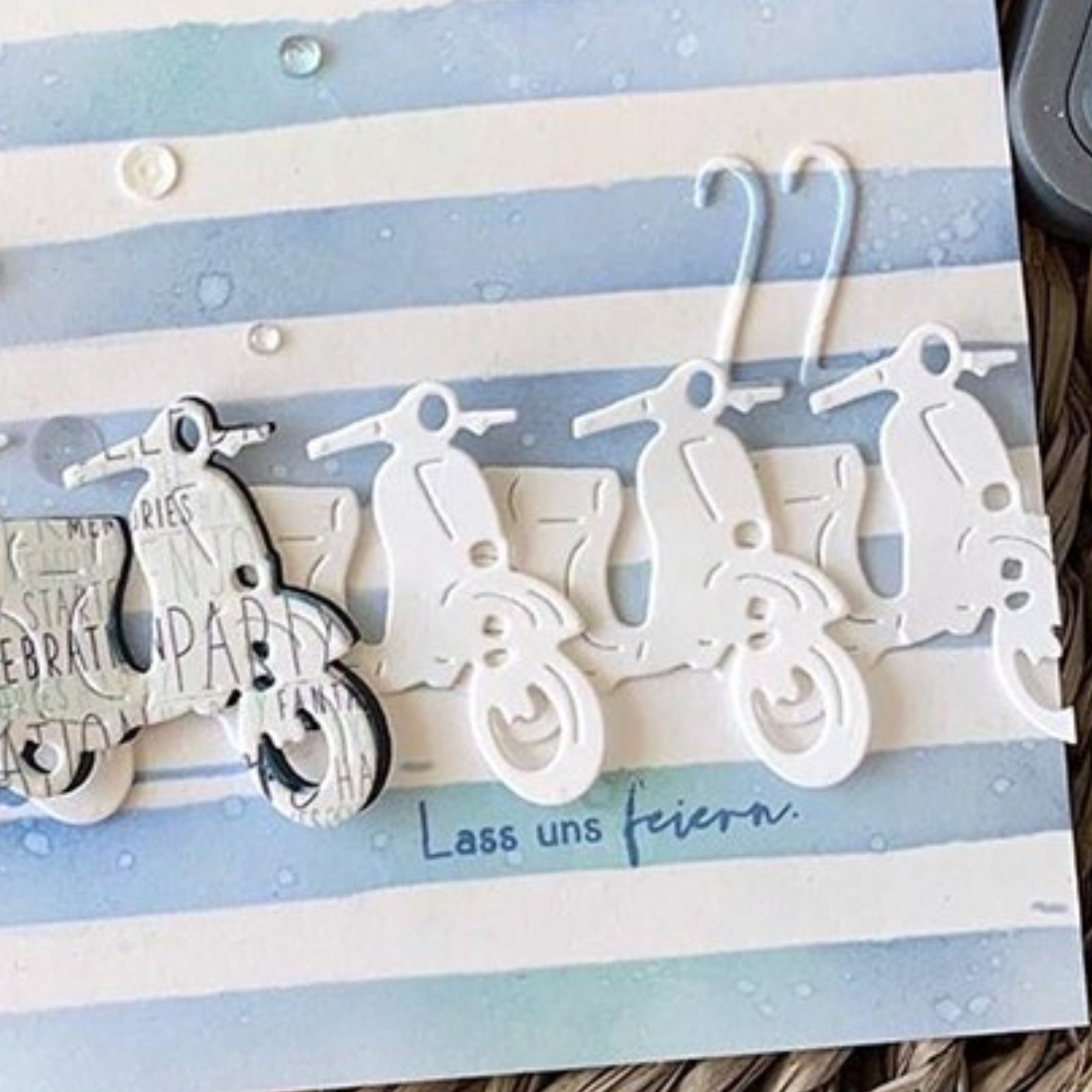 Ciao Italia Vespa-Style Scooter & Fiat-Style Car Cutting Dies