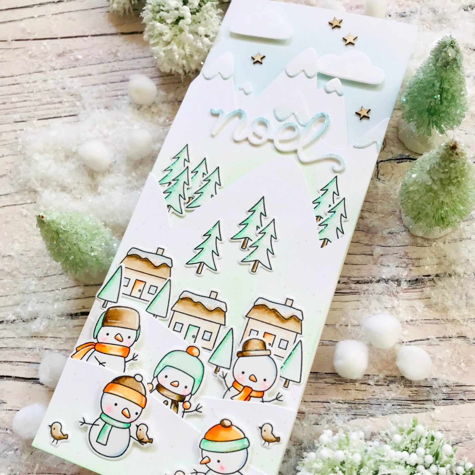 Xmas Trio Large Sentiment Words Cutting Dies #2 – Rejoice Joyful Noel