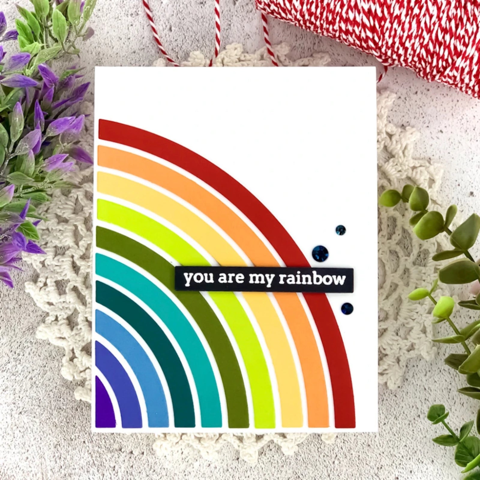 Over The Rainbow Frame Cutting Die