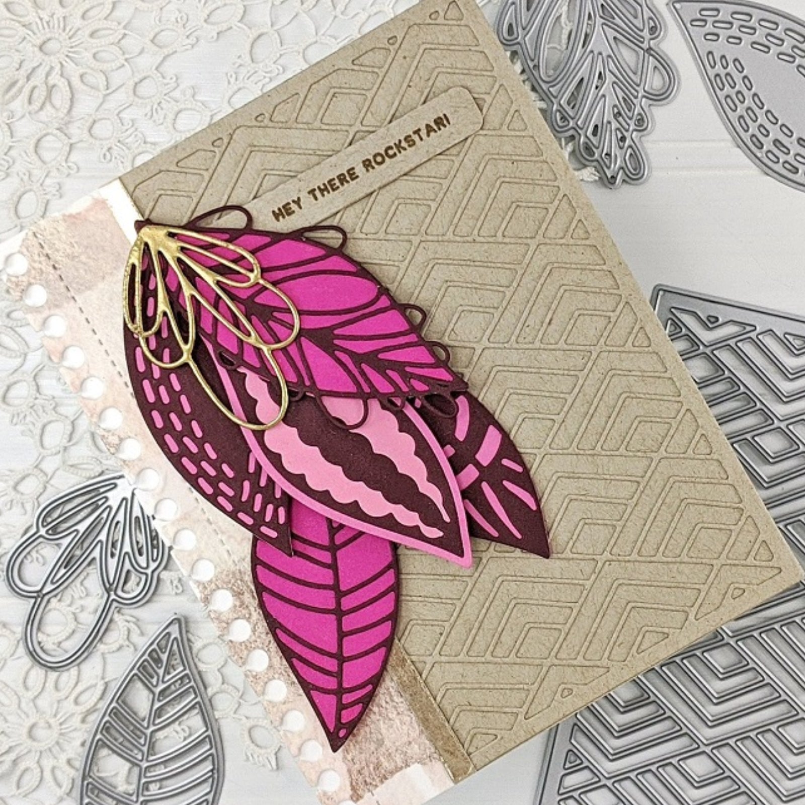 Modern Layering Leaves Mega Cutting Dies Set