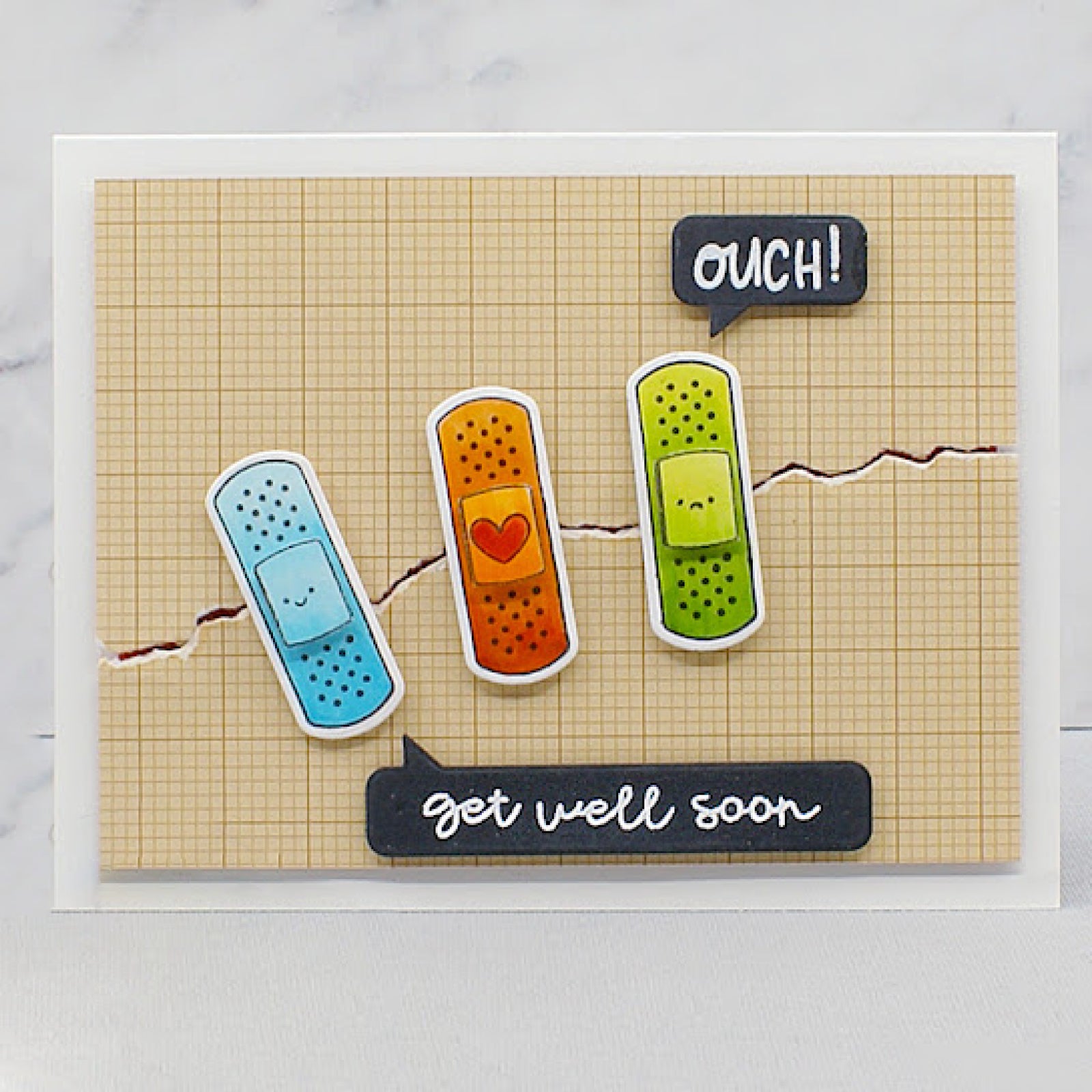 Get Well Pill Better Soon Cutting Dies & Stamps Set