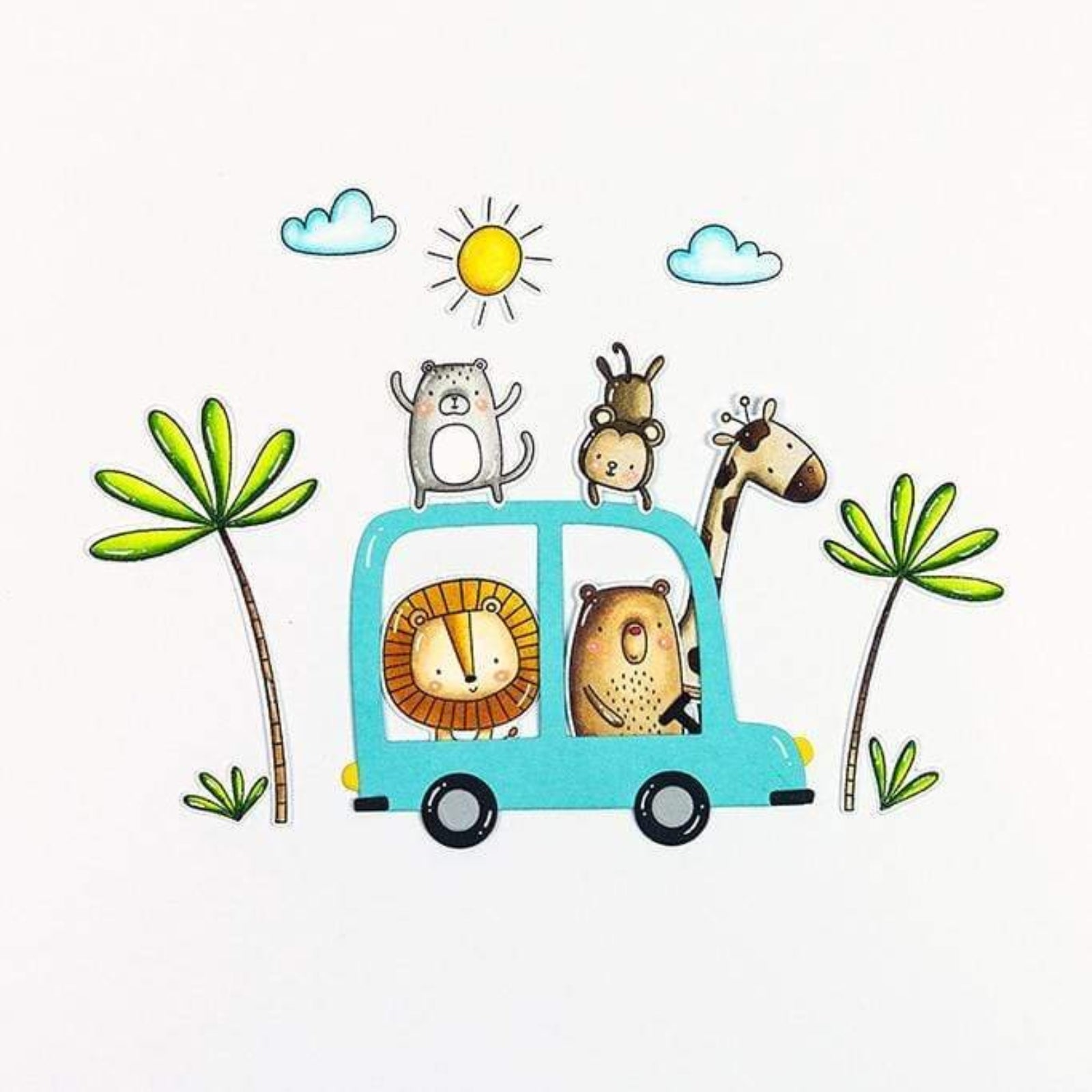 Build It Cartoon Car Cutting & Embossing Dies