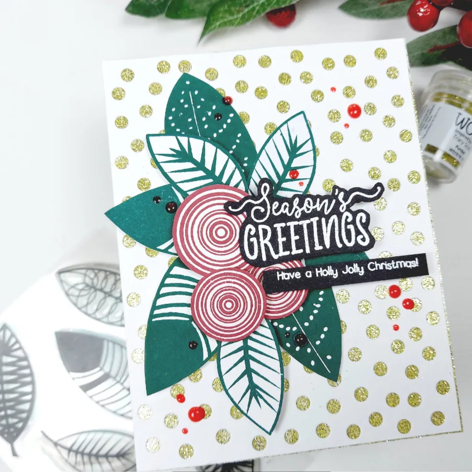 Polka Dots Frenzy Background Cutting Die