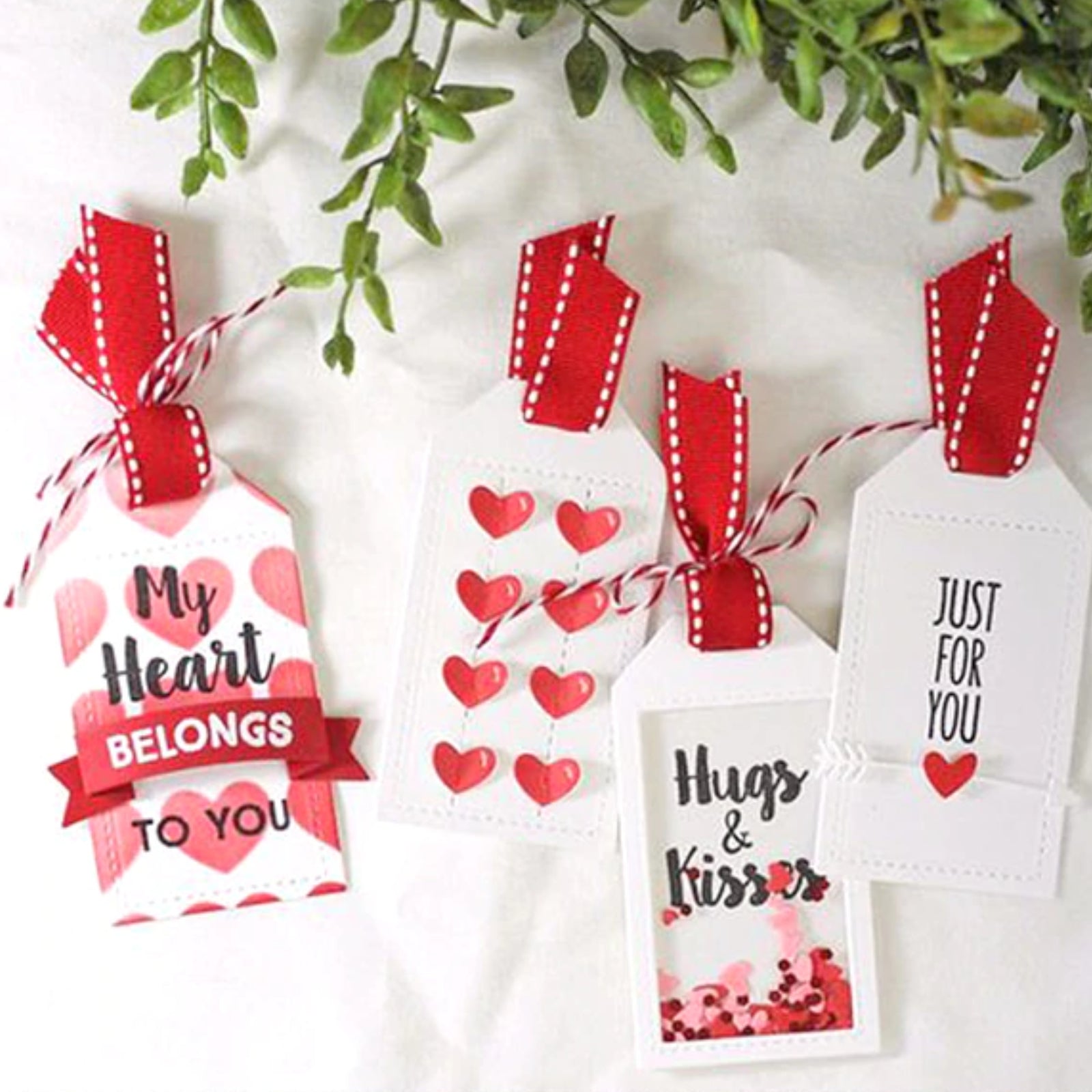 Love is in the Air Stitched Tags Cutting & Embossing Dies