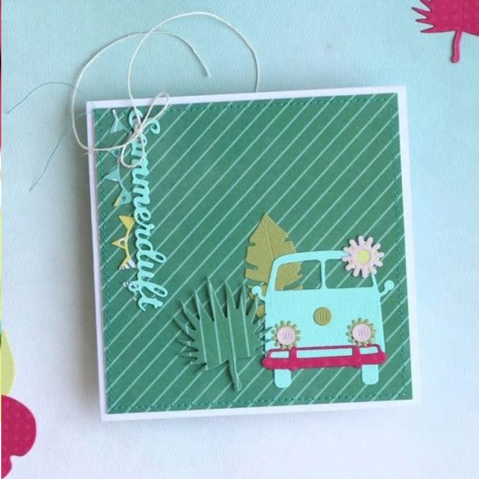 Vintage VW Style Van Cutting and Embossing Dies
