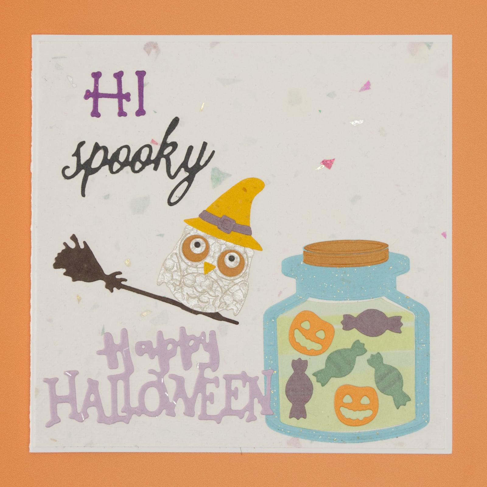 Happy Halloween Words Sentiment Cutting Die