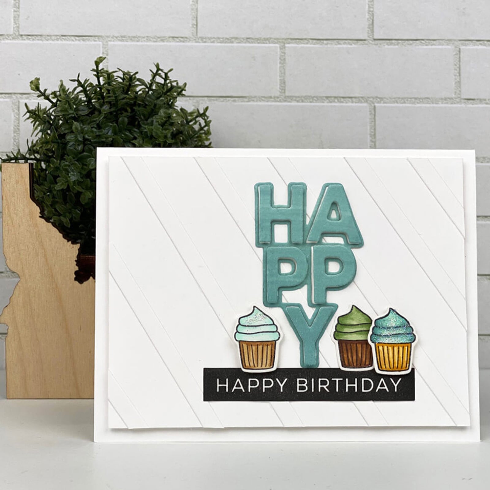 Happy Everything Sentiments Builder Cutting Dies