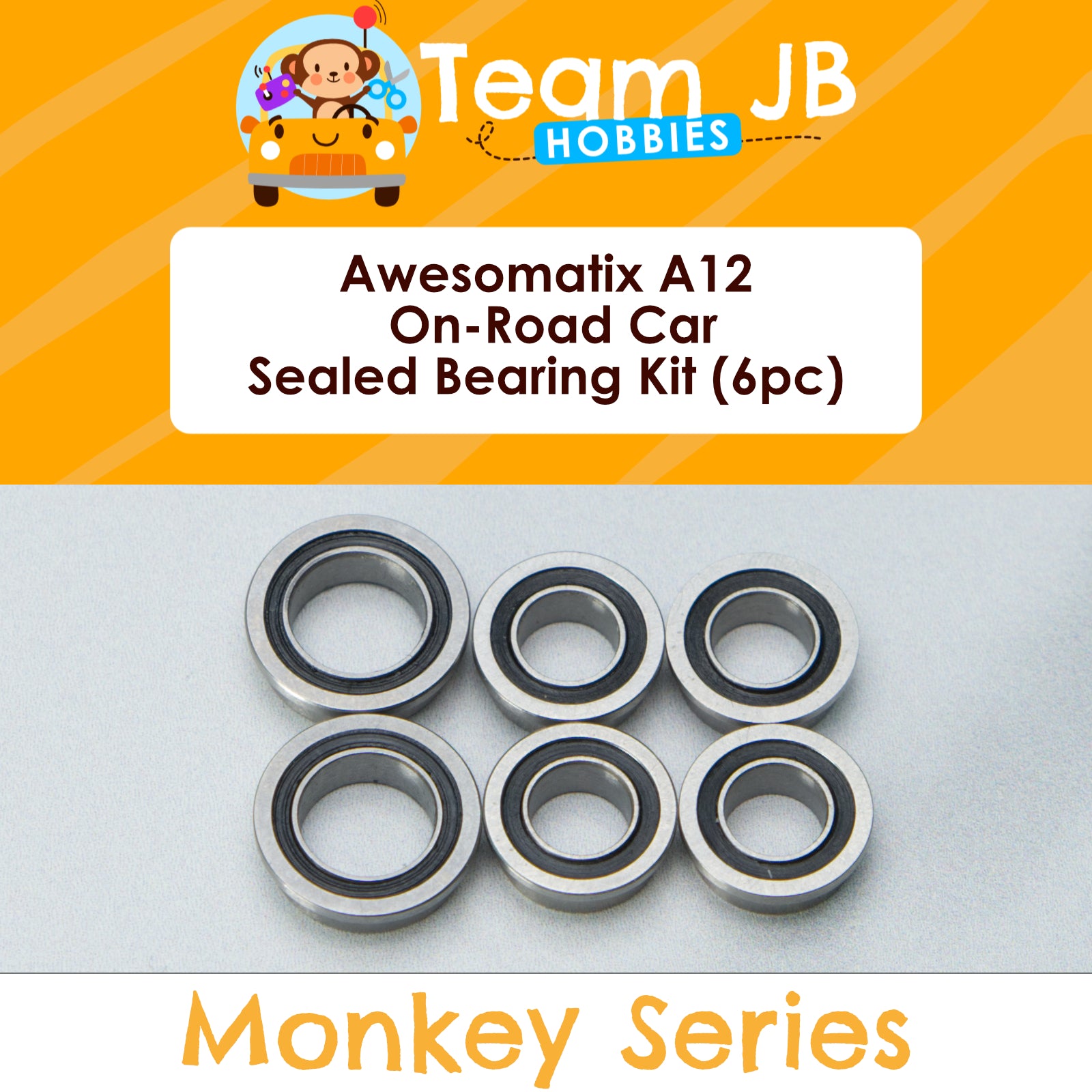 Awesomatix A12 On-Road Car - Sealed Bearing Kit