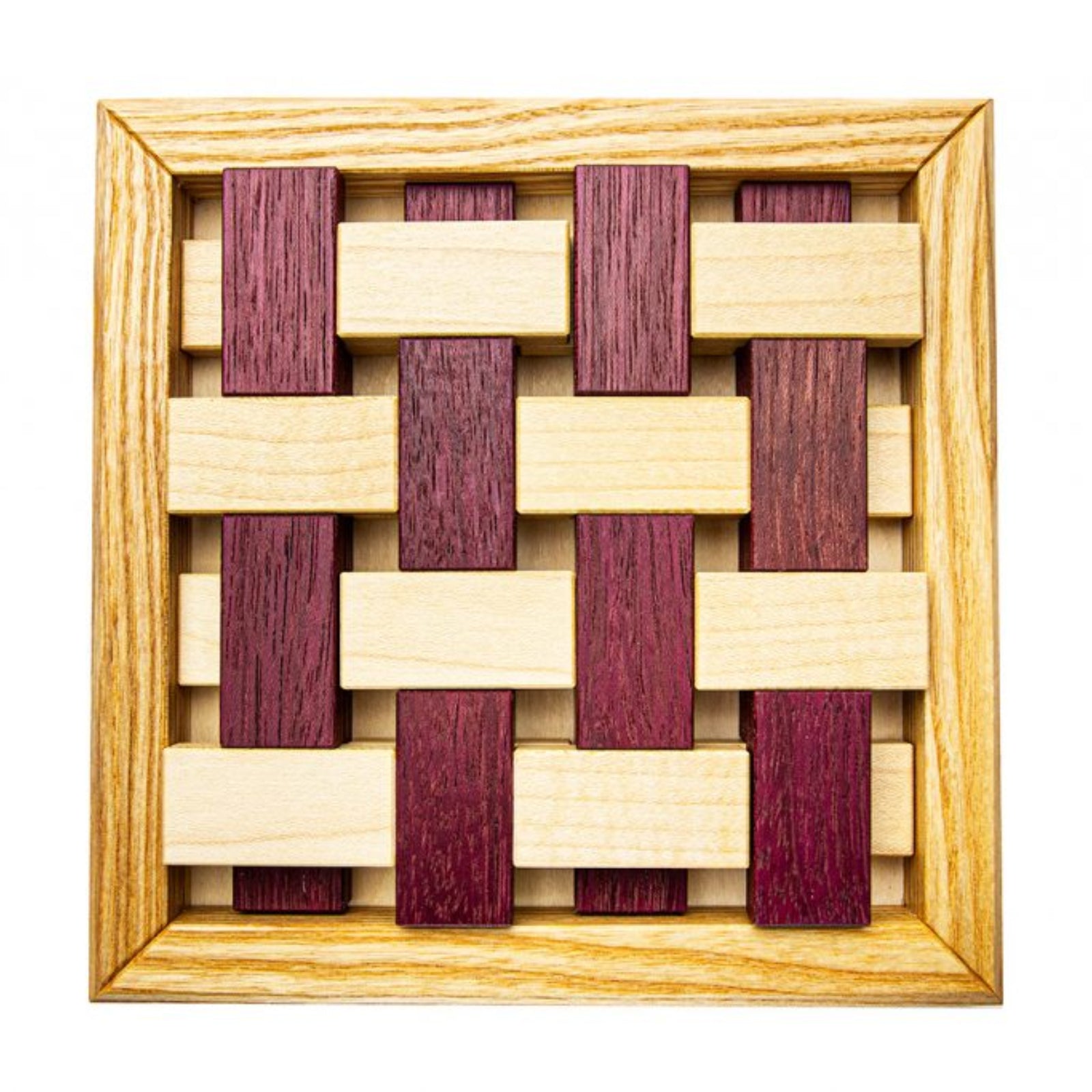 Fabrick (Purpleheart/Maple) - Lucie Pauwels - Pelikan Puzzles